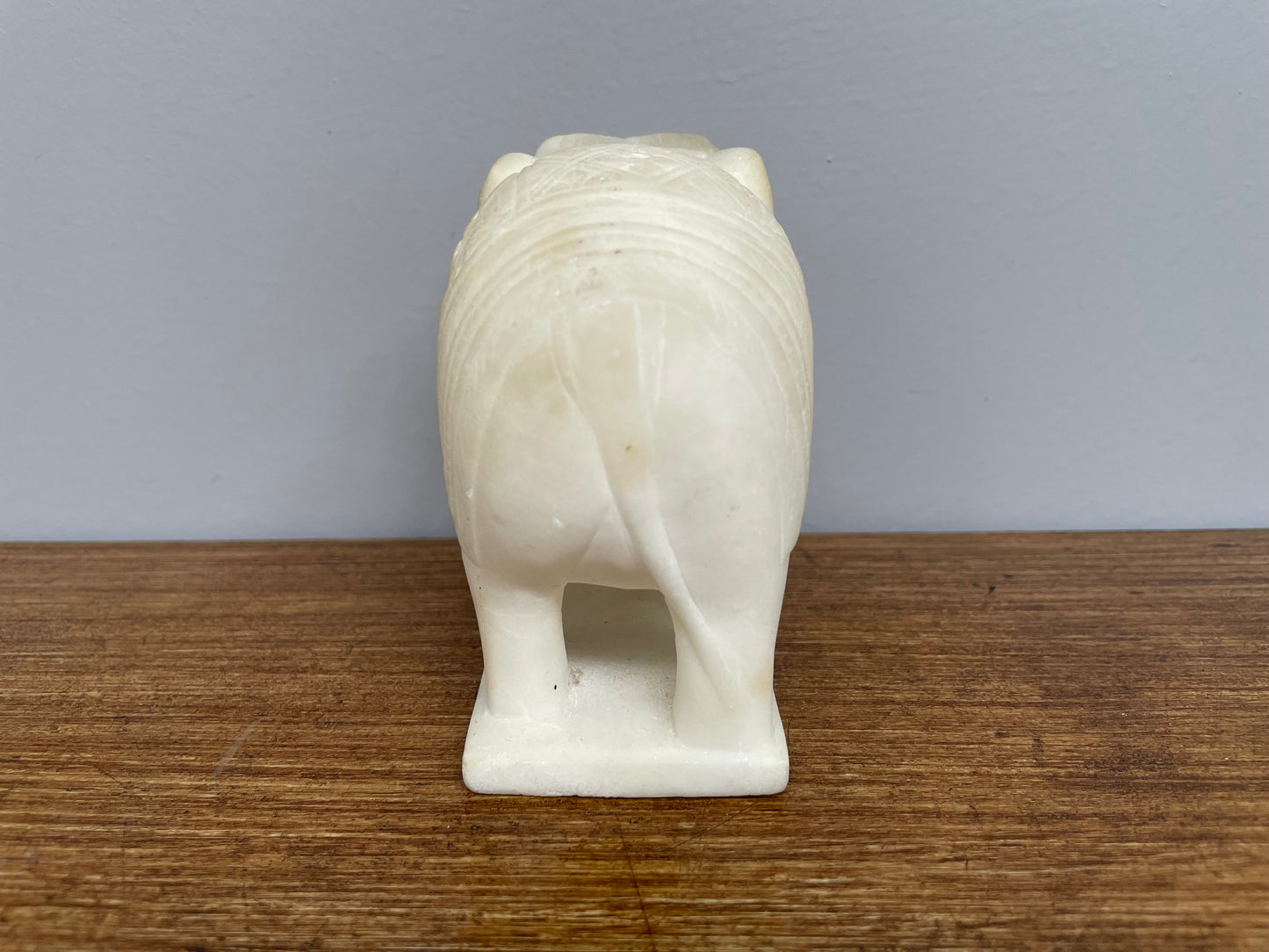 Lovely Vintage Alabaster Elephant