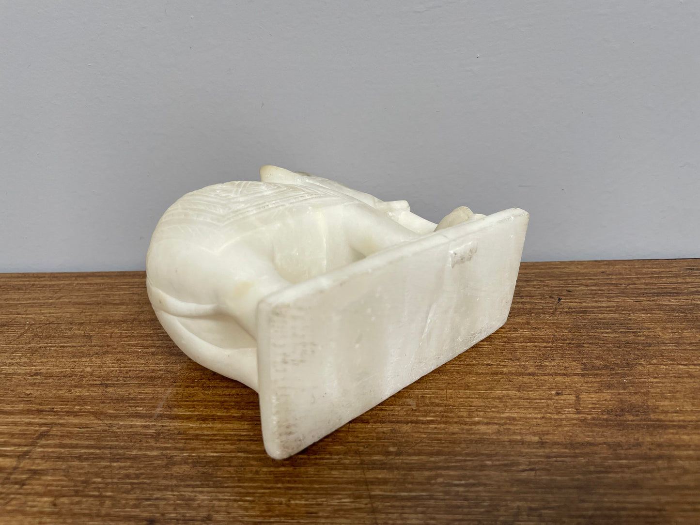 Lovely Vintage Alabaster Elephant