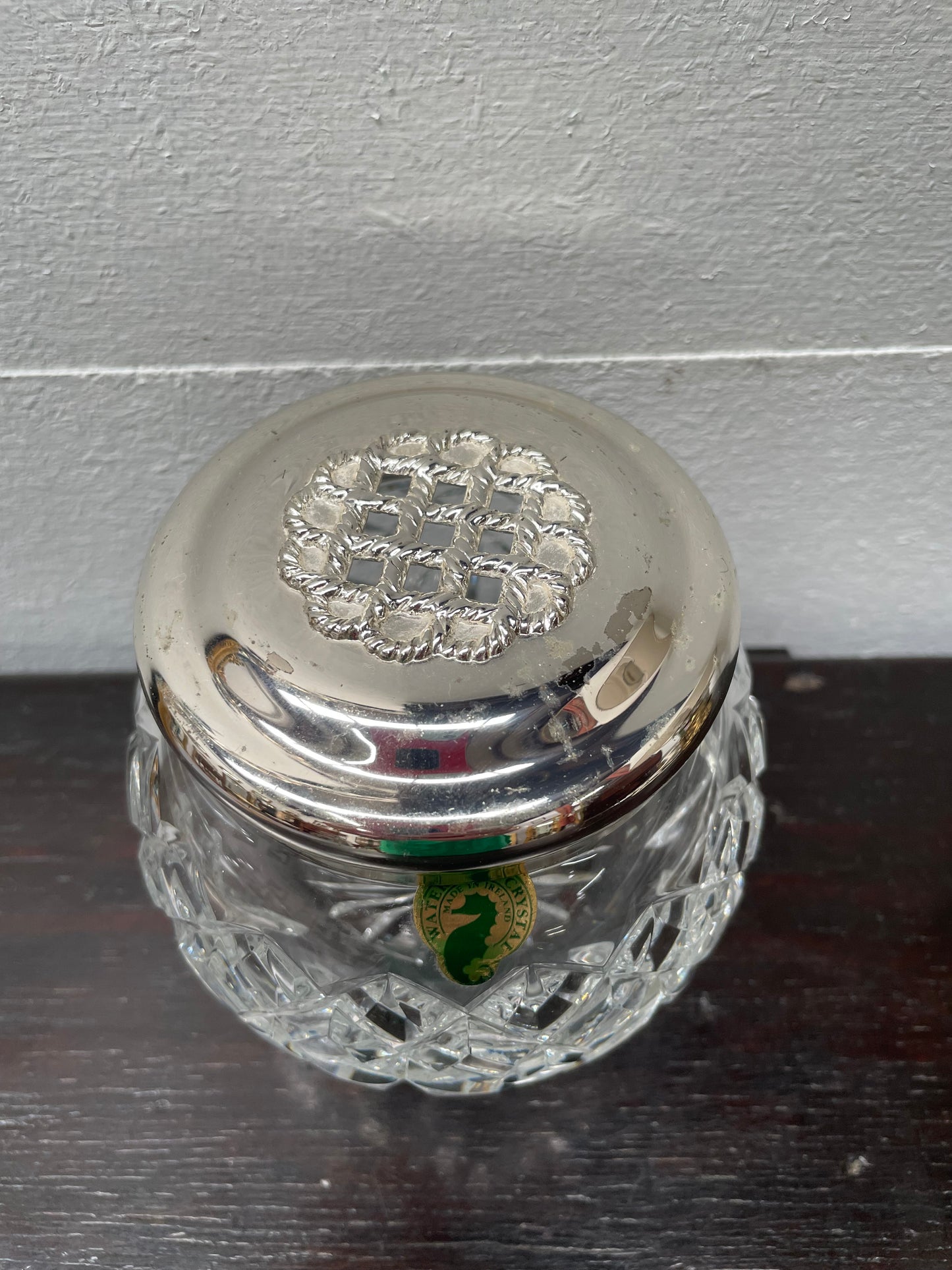 Vintage Waterford Crystal Vanity jar