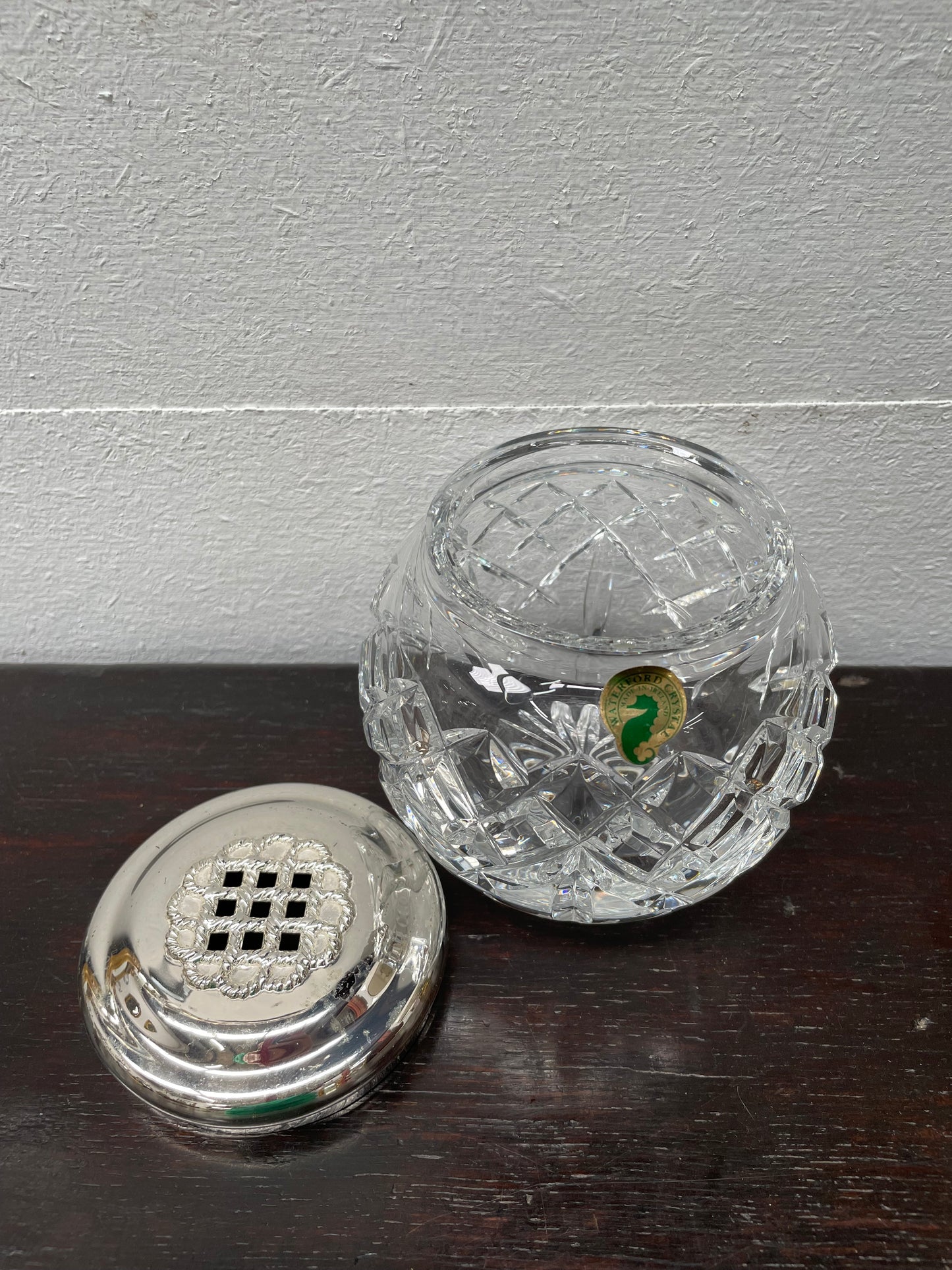 Vintage Waterford Crystal Vanity jar