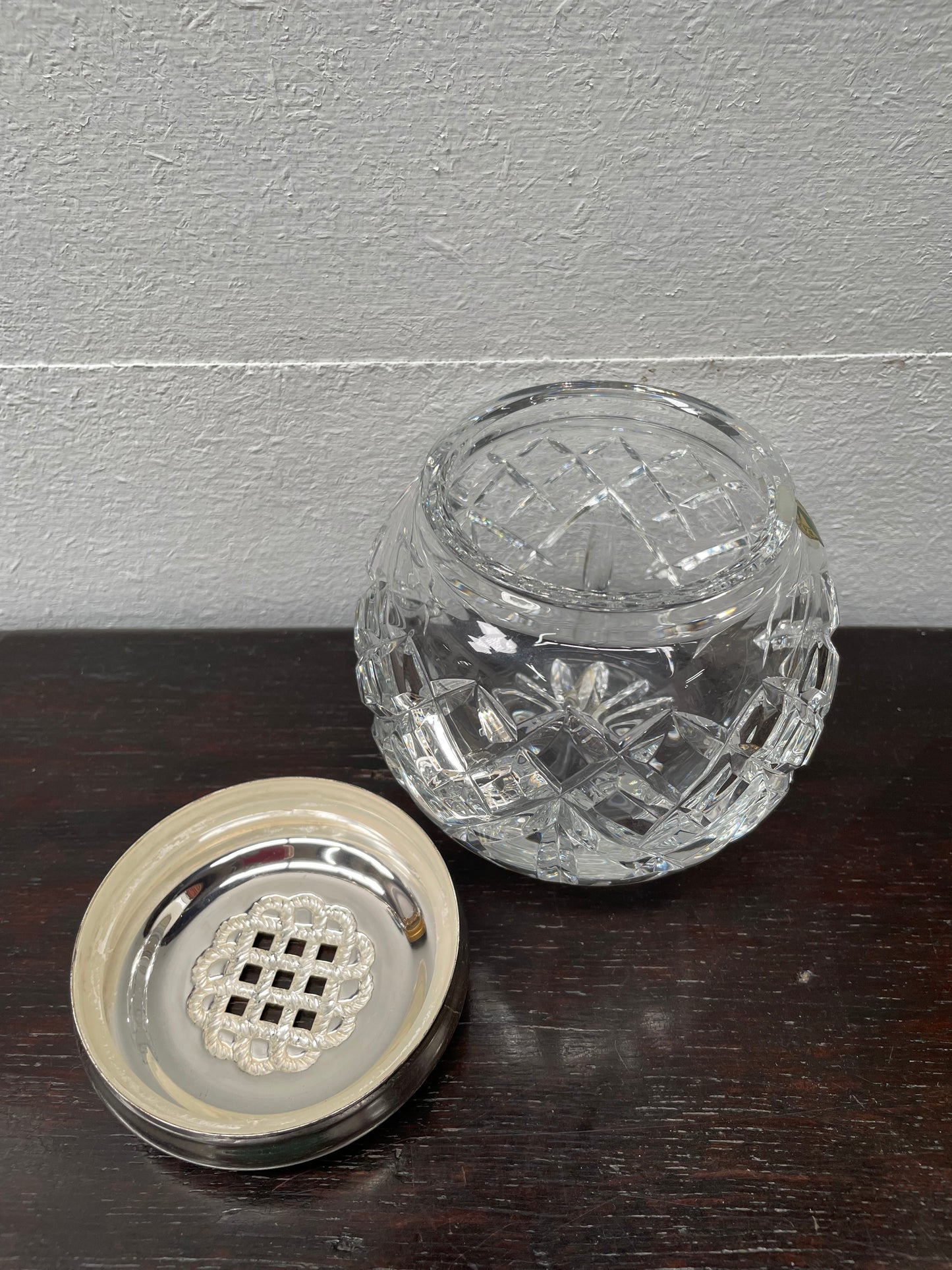 Vintage Waterford Crystal Vanity jar