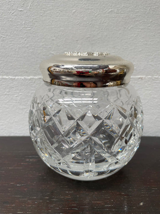 Vintage Waterford Crystal Vanity jar