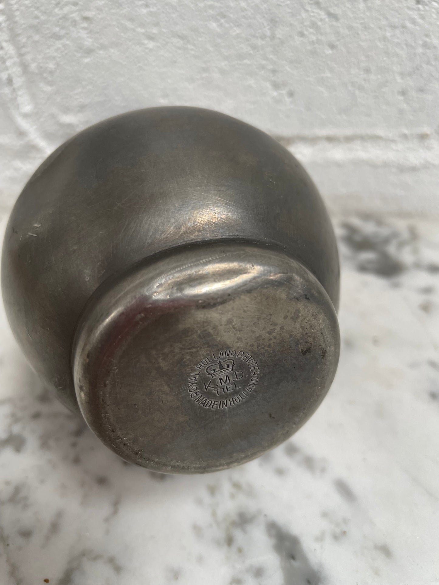 Antique Dutch Pewter Jug