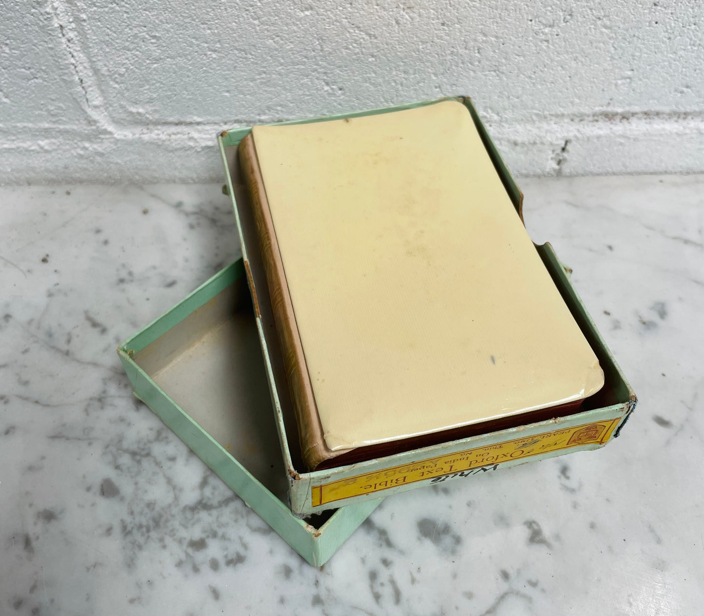 Oxford Bible in Box Circa: 1916