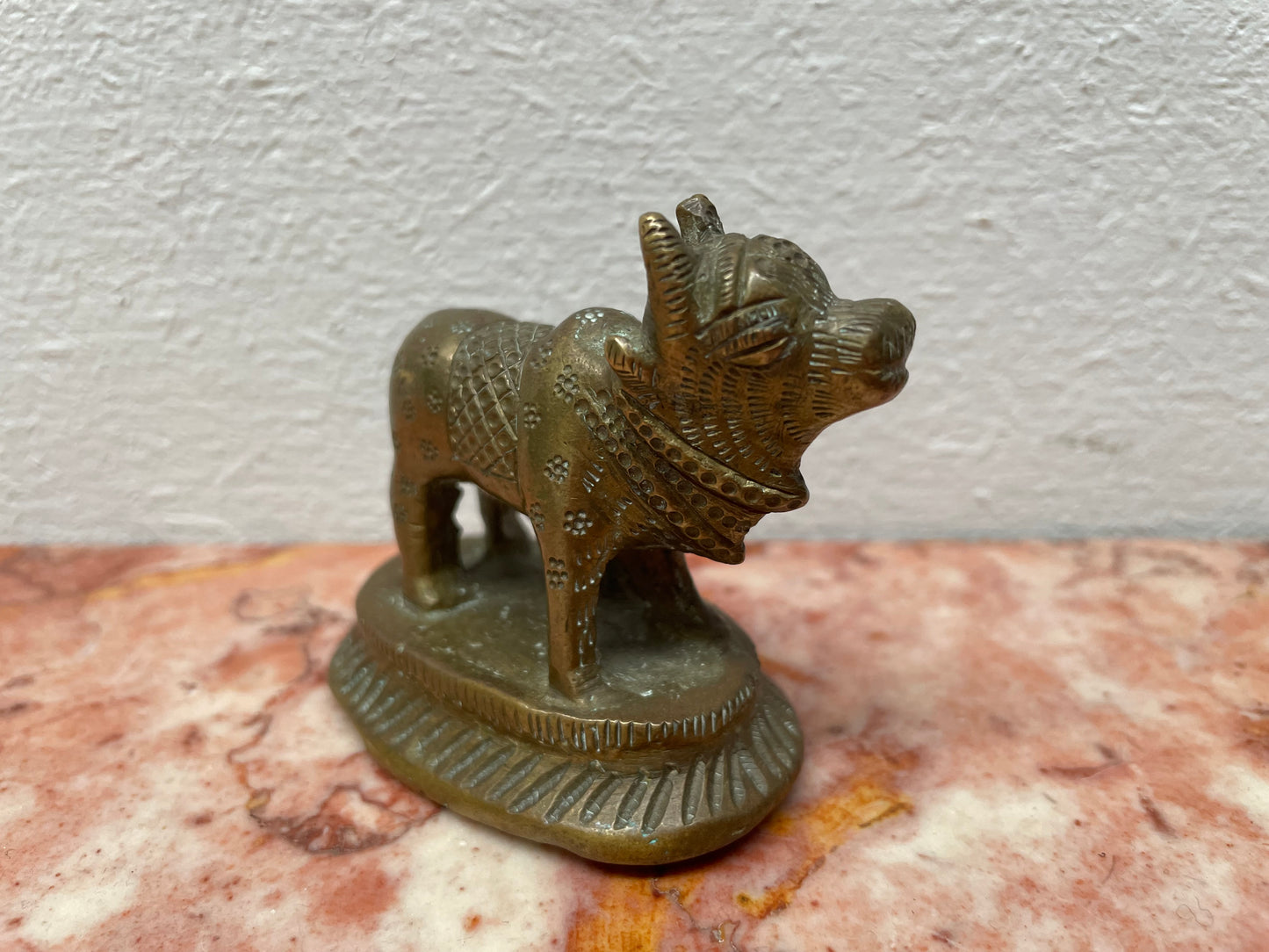 Vintage Indian Brass 'Holy Mother Cow'
