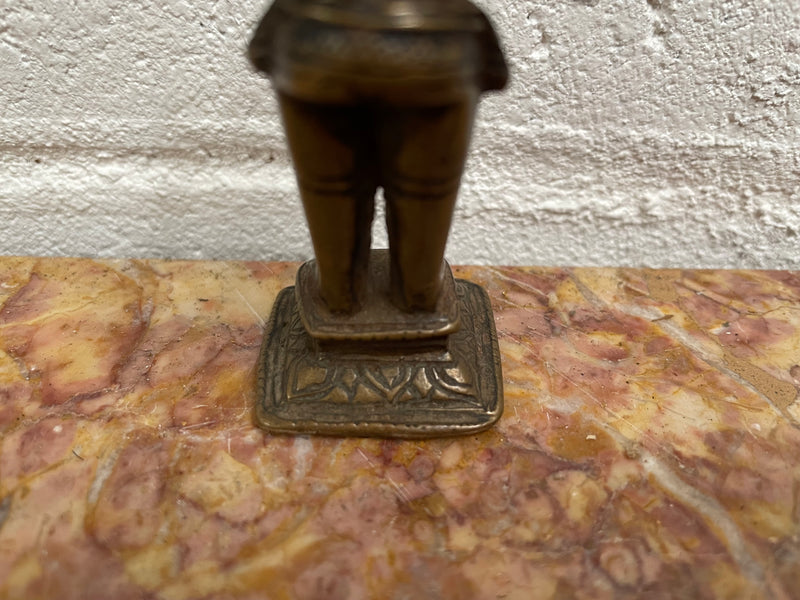 Antique bronze casting of Radha, sourced locally and in good original condition.