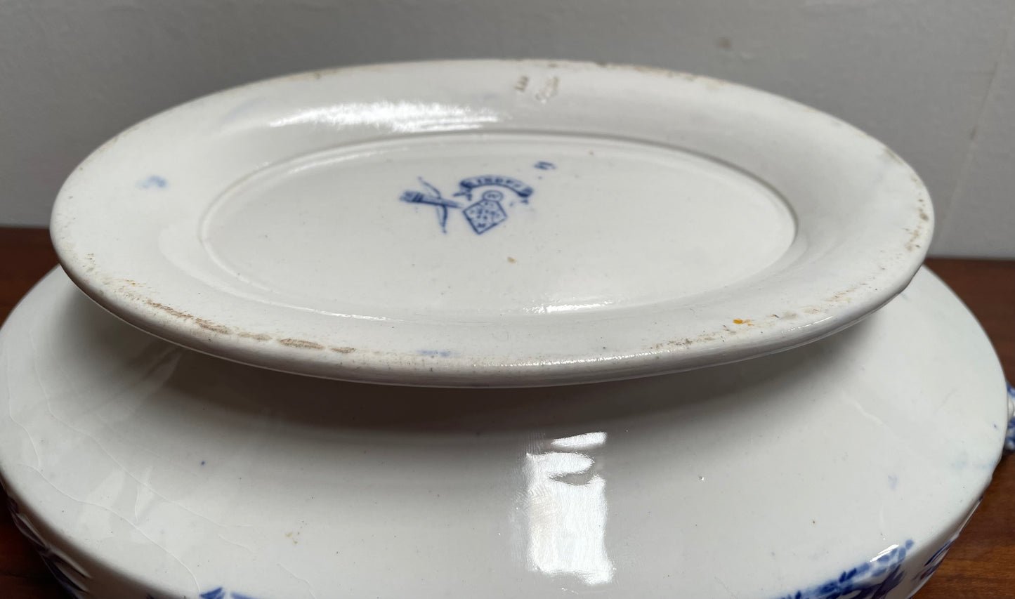 Victoria Blue and White lidded Tureen