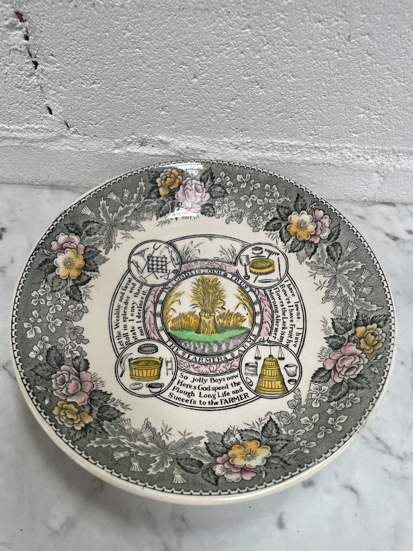 Large "Adams" Farmers Cup & Saucer