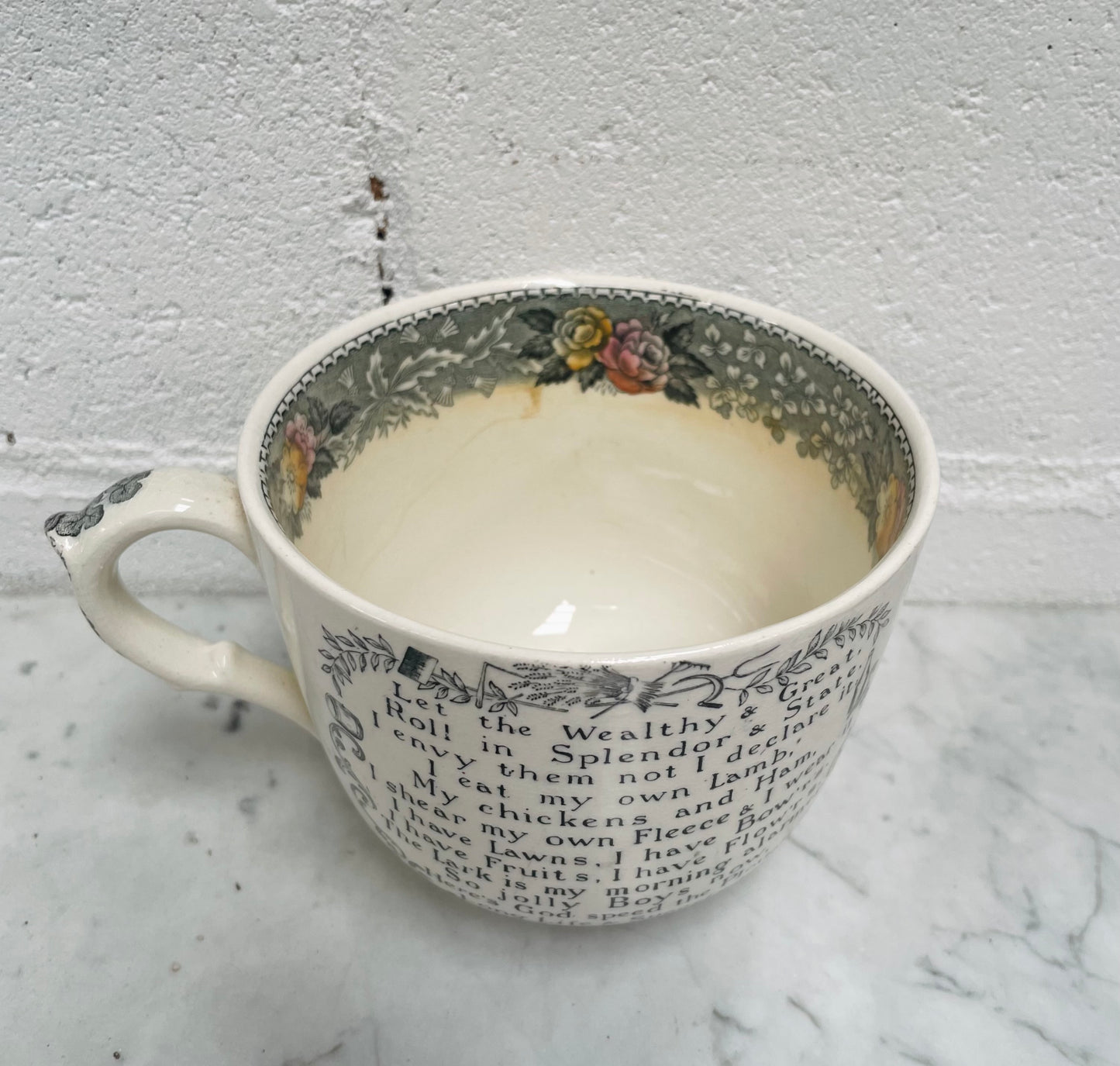Large "Adams" Farmers Cup & Saucer