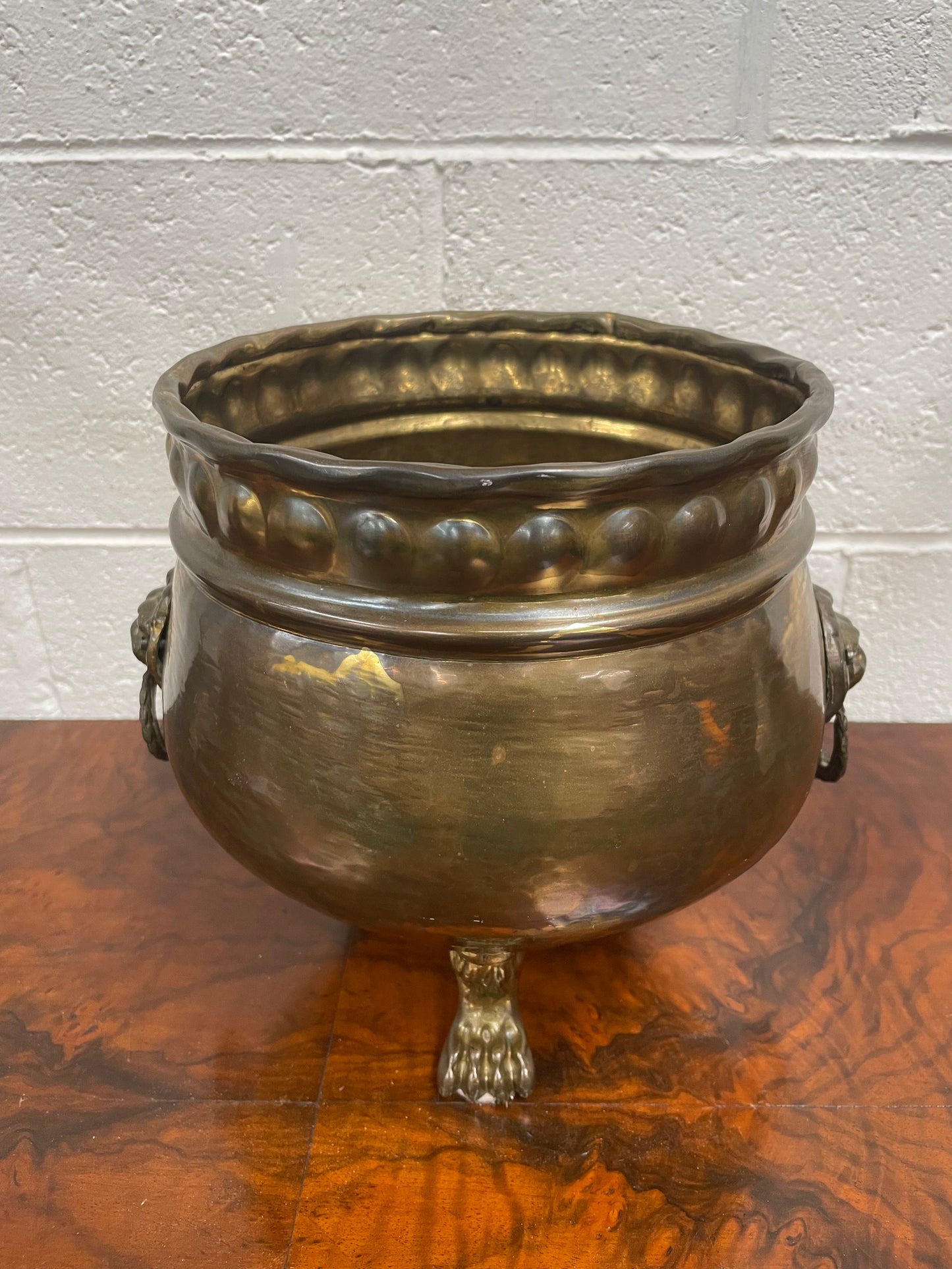 Vintage Brass French Jardiniere