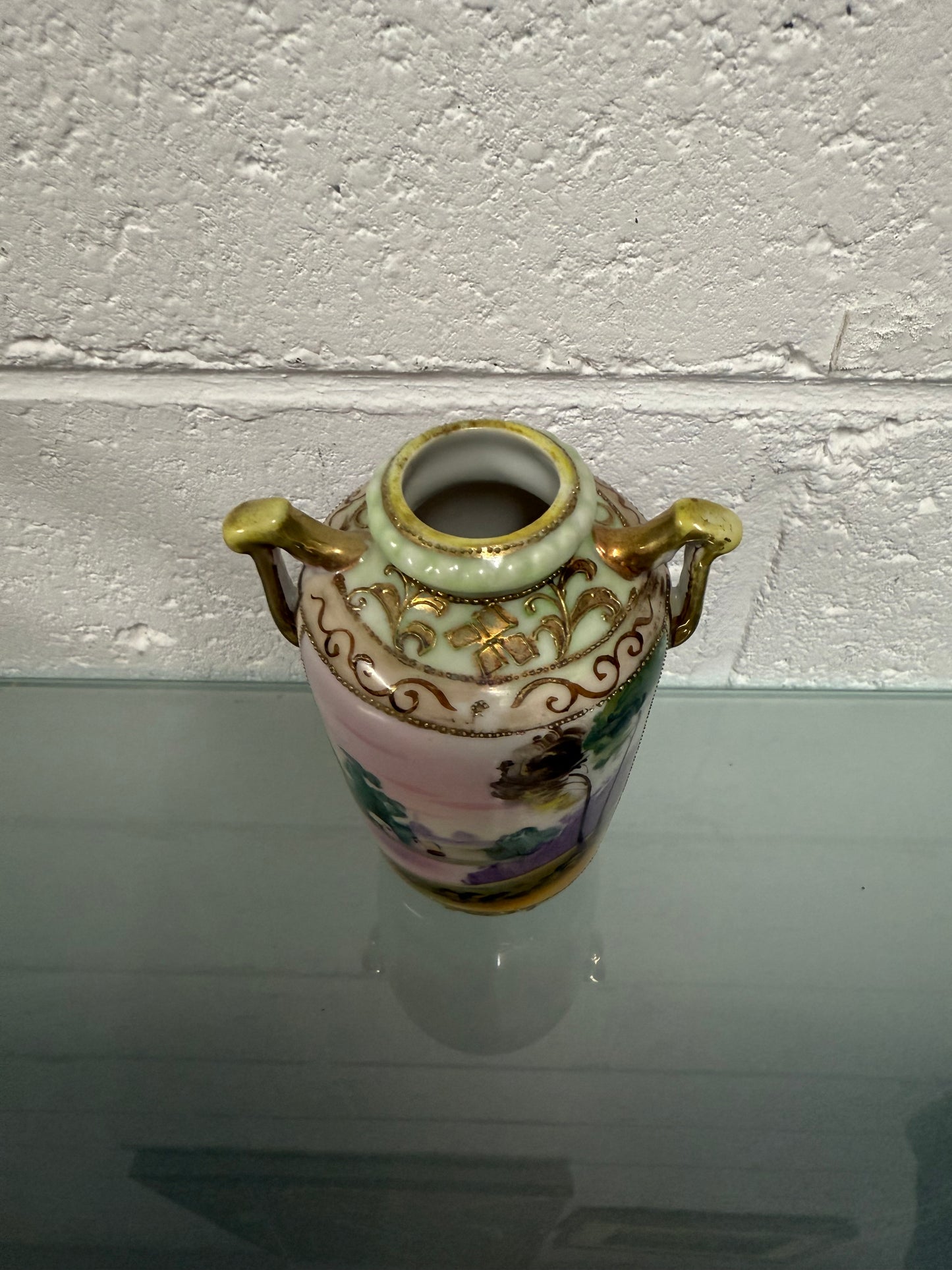 Antique Nippon Hand Painted Vase