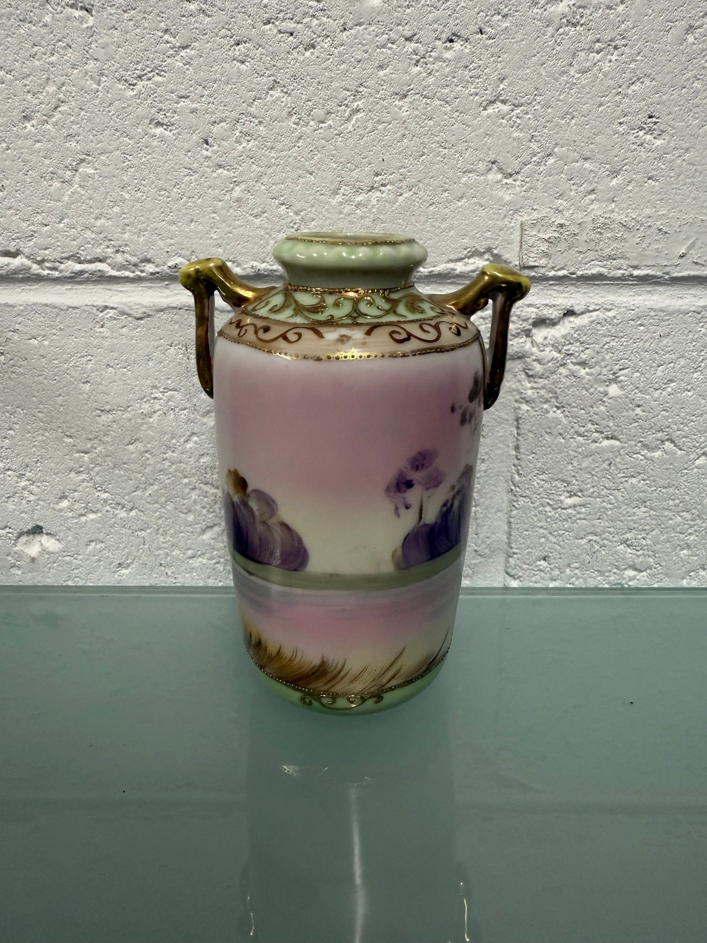 Antique Nippon Hand Painted Vase