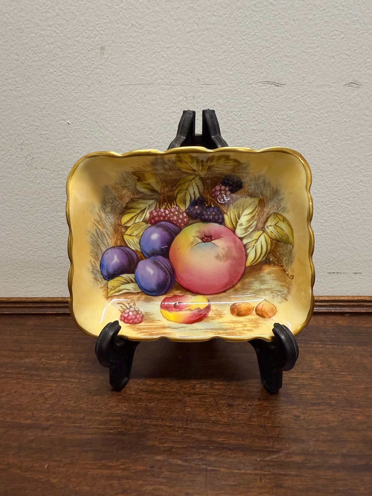 Vintage Aynsley Orchard Garden Dish