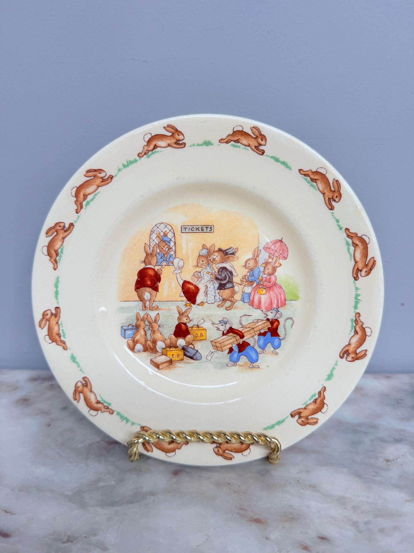 Royal Doulton Bunnykins Plate