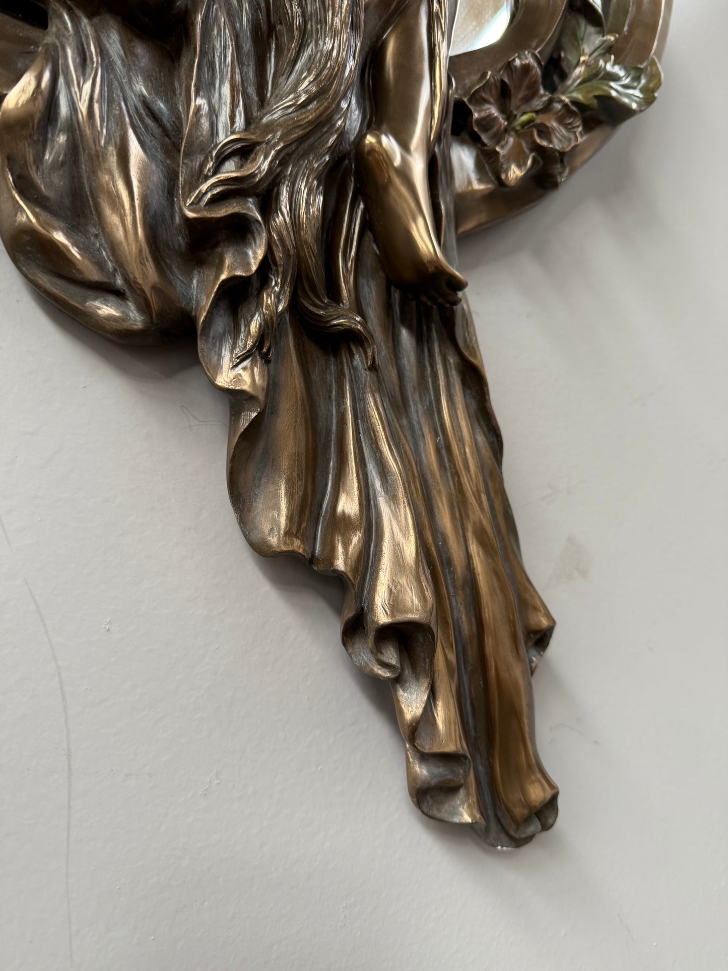 Charming Vintage Art Nouveau Style Mirror