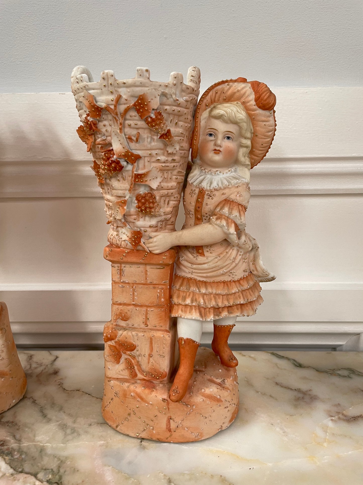 Pair of Late Victorian Bisque Figures