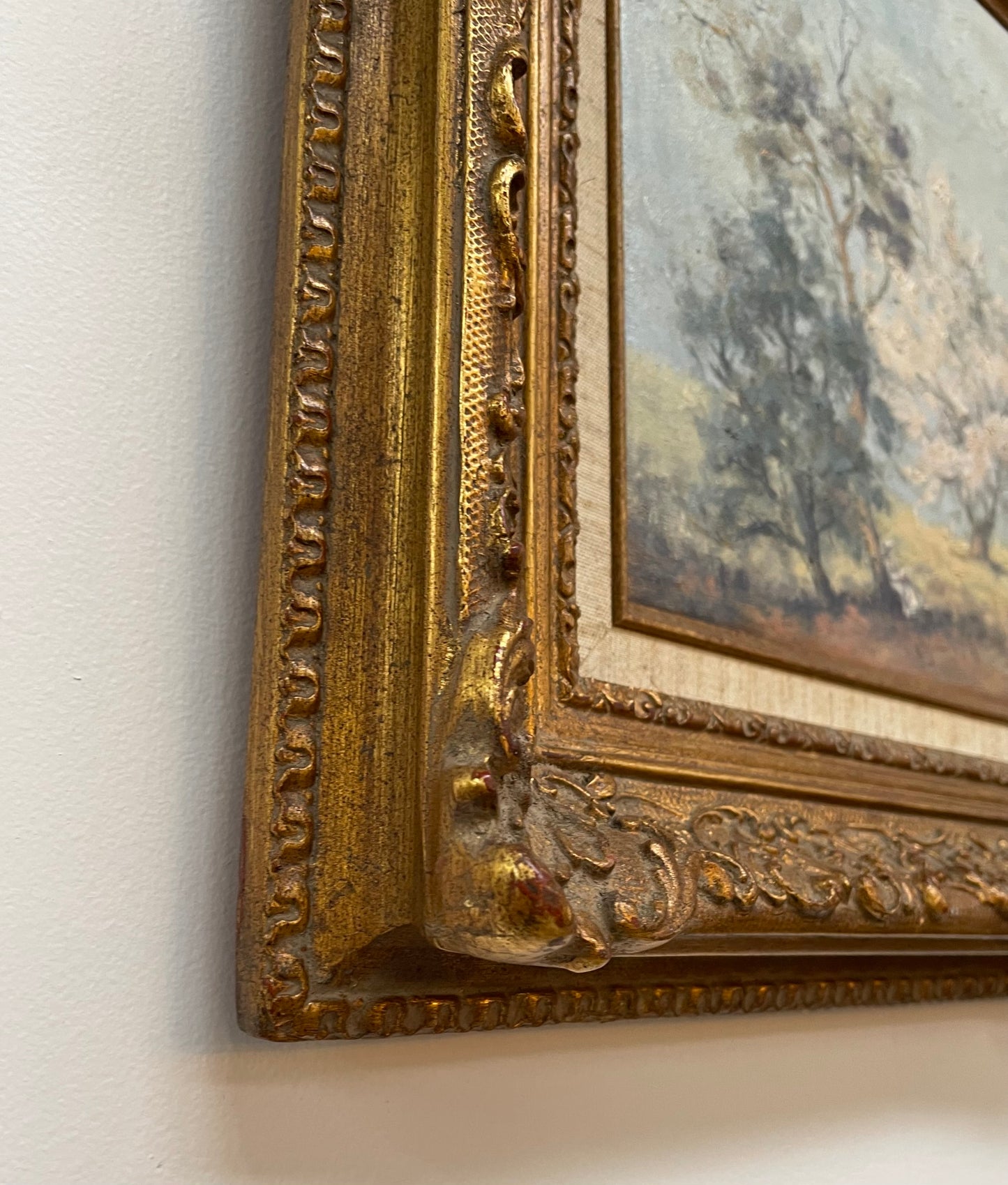 Beautiful Oil On Board Landscape Painting