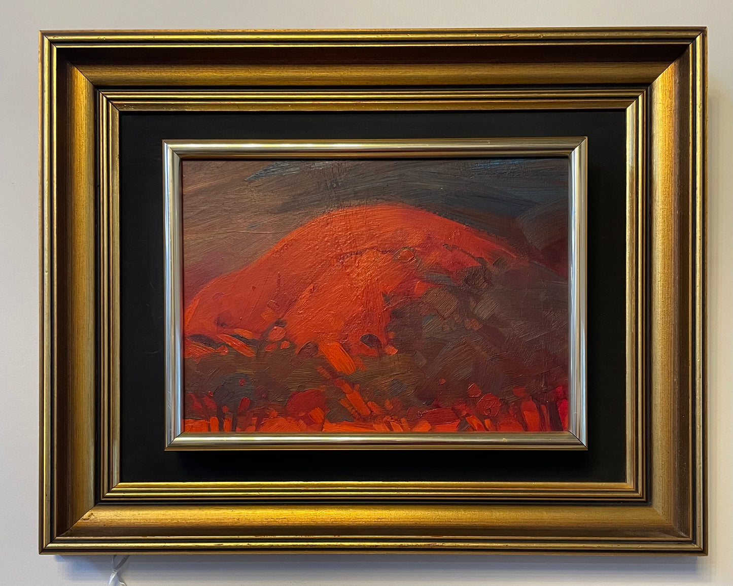 Original framed oil on canvas in a beautiful gold frame. Signed by artist Hans Van Vlodrop . Sourced locally and in good condition.