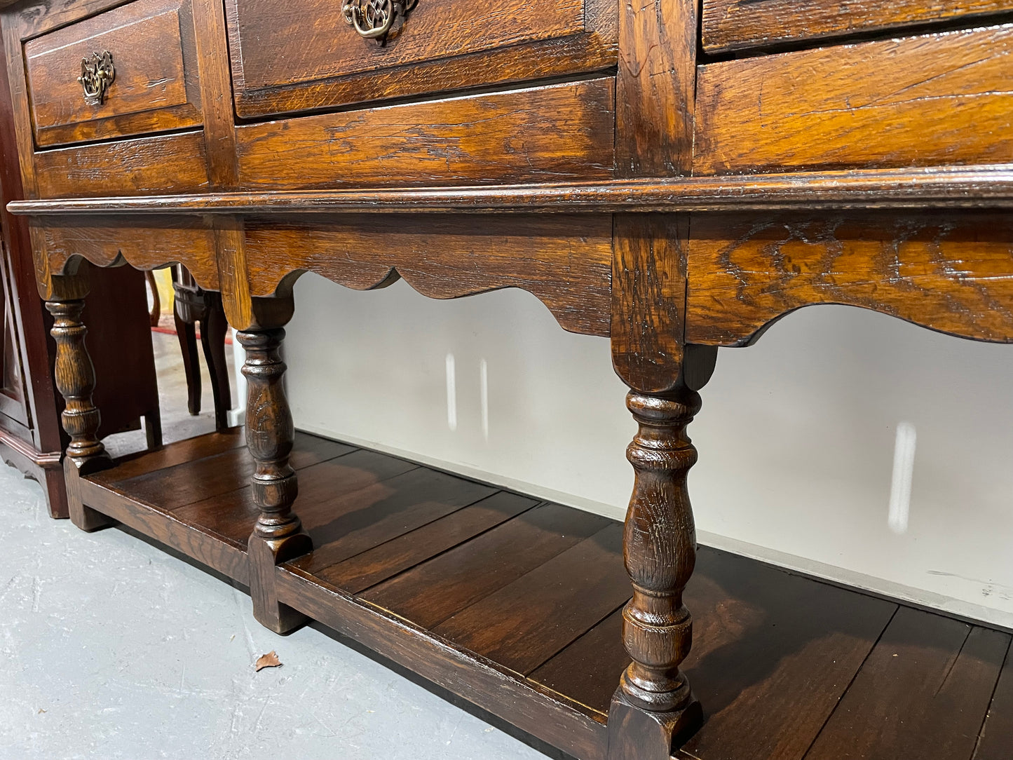 Very Desirable Oak Dresser Base