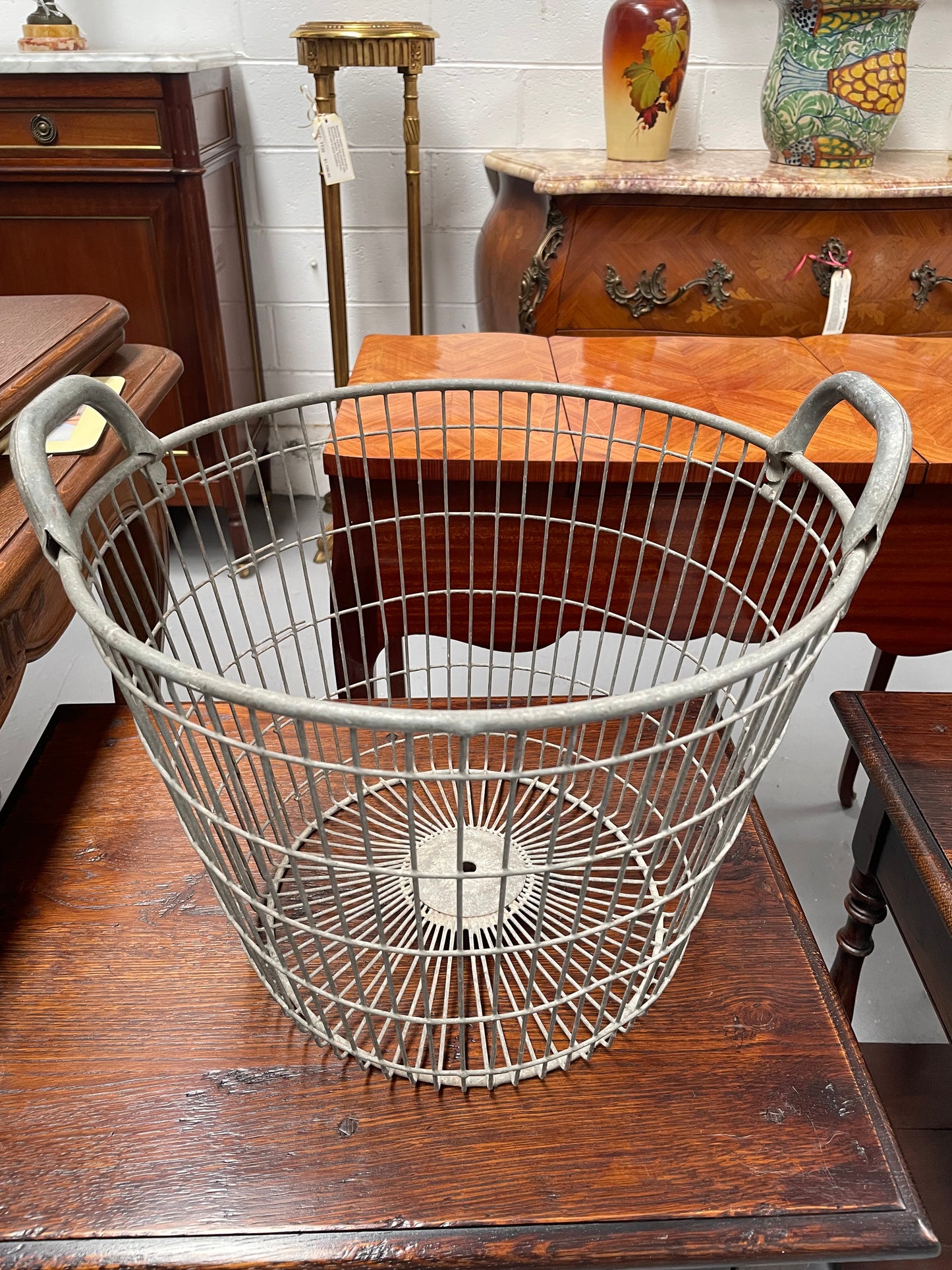 French Wire Harvesting Basket