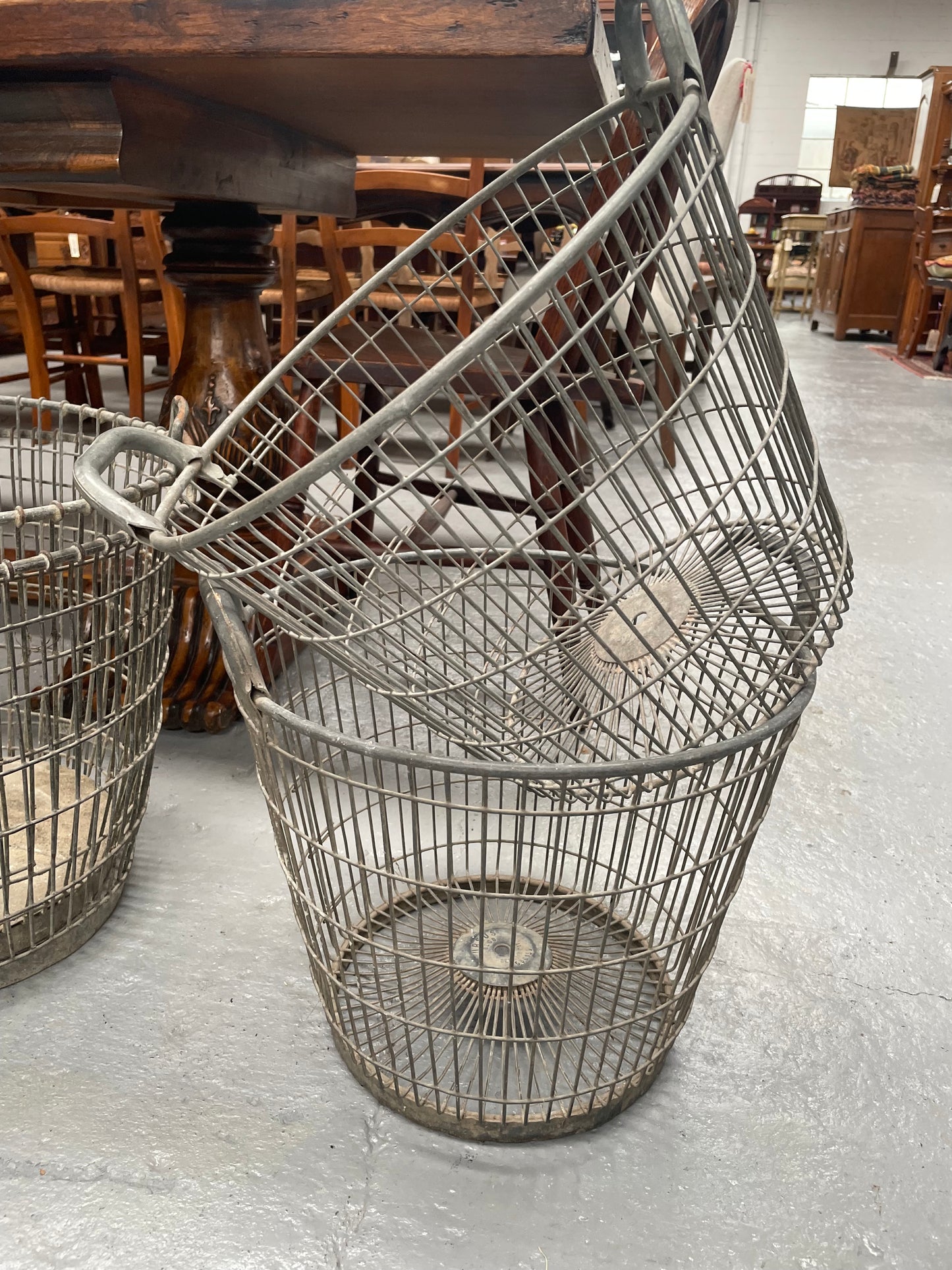French Wire Harvesting Basket