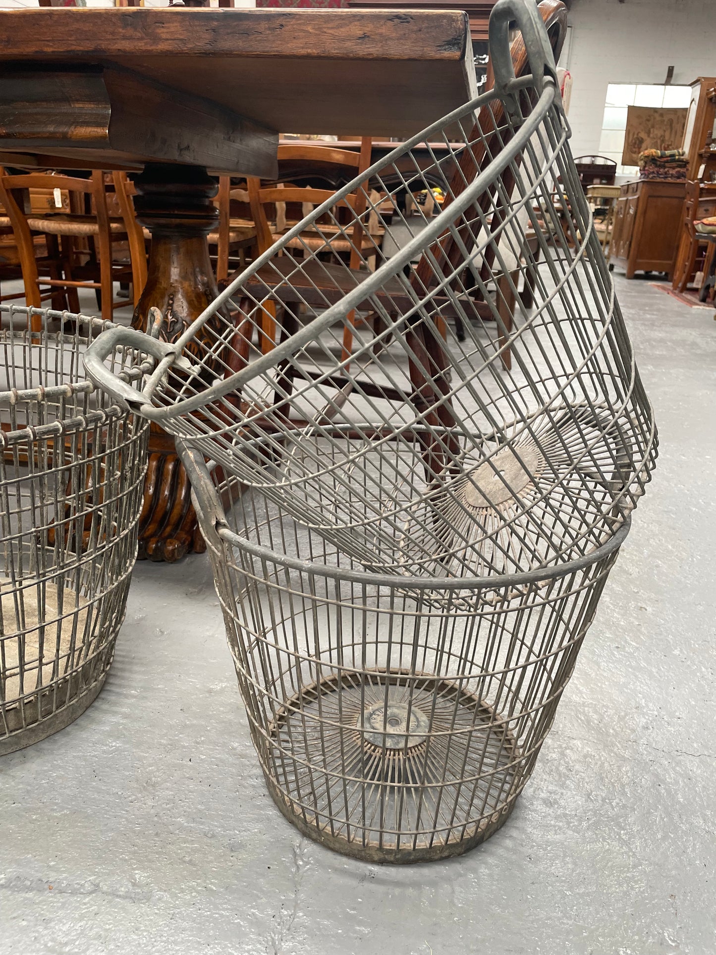 French Wire Harvesting Basket