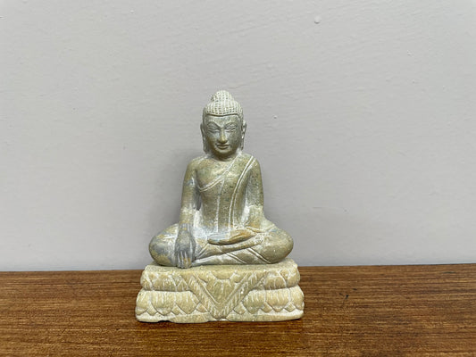 Vintage Chinese Jade/Hardstone Carved Bhudda