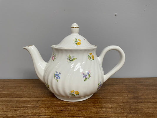 Pretty Arthur Wood & Sons small teapot depicting sprays of flowers. In good original condition.