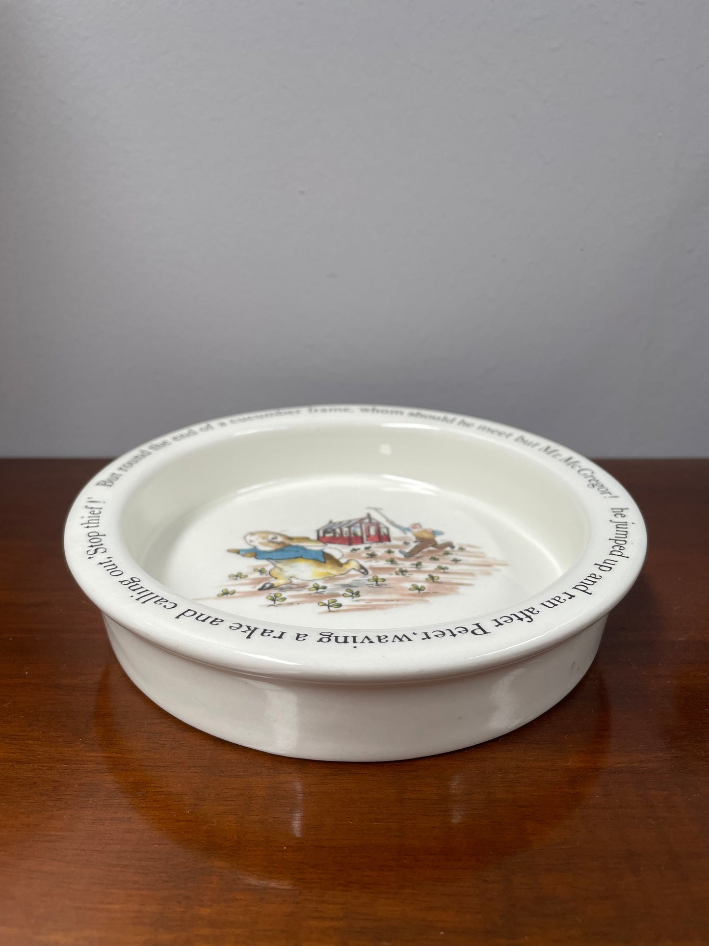 Vintage Wedgwood Peter Rabbit Beatrix Potter Children's Bowl Dish