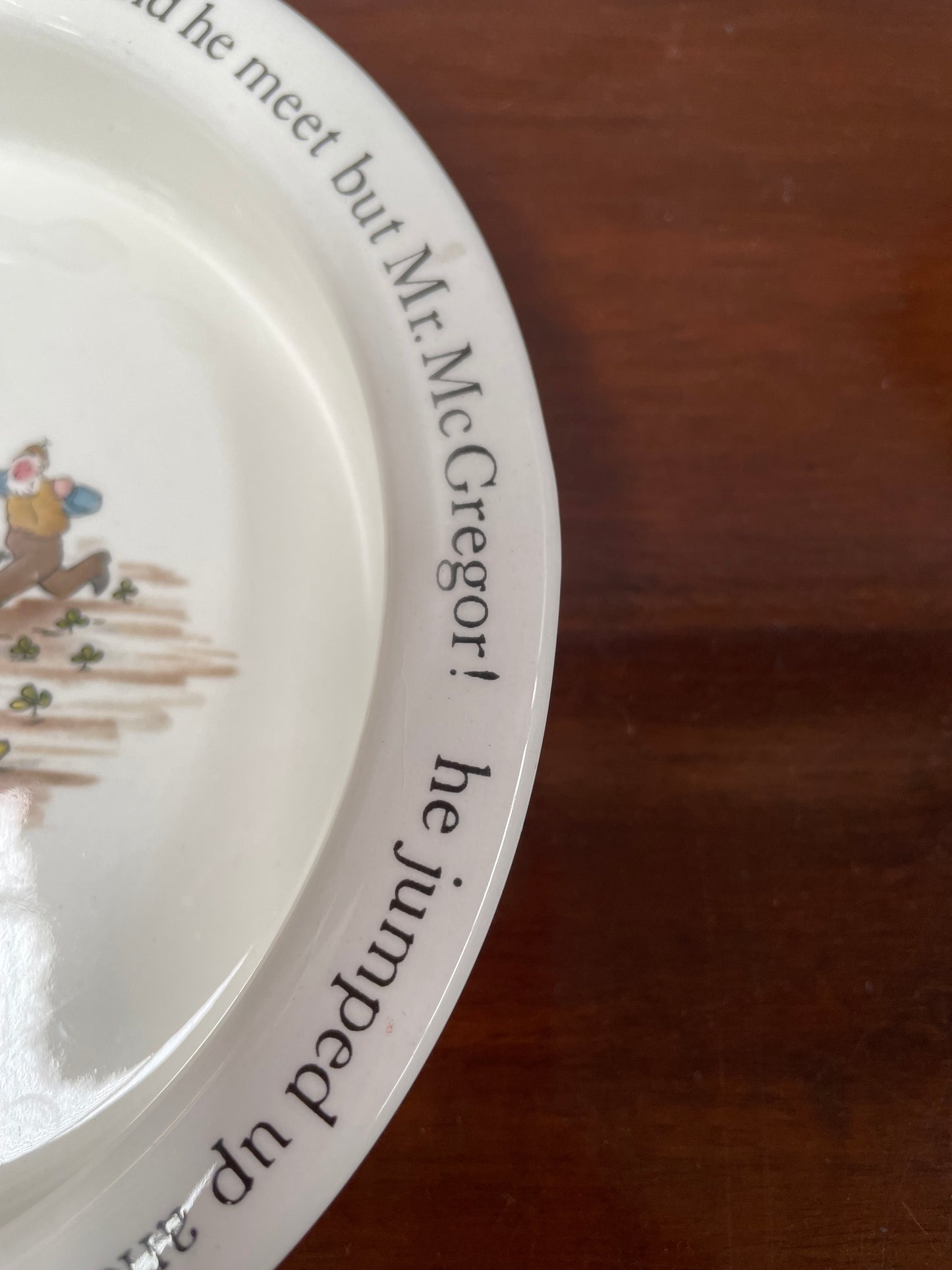 Vintage Wedgwood Peter Rabbit Beatrix Potter Children's Bowl Dish
