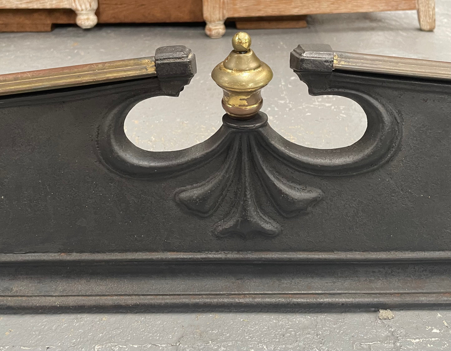 Stunning French Bronze 19 Century Fire Fender