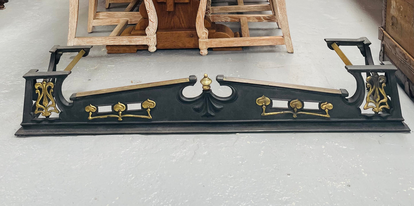 Stunning French Bronze 19 Century Fire Fender