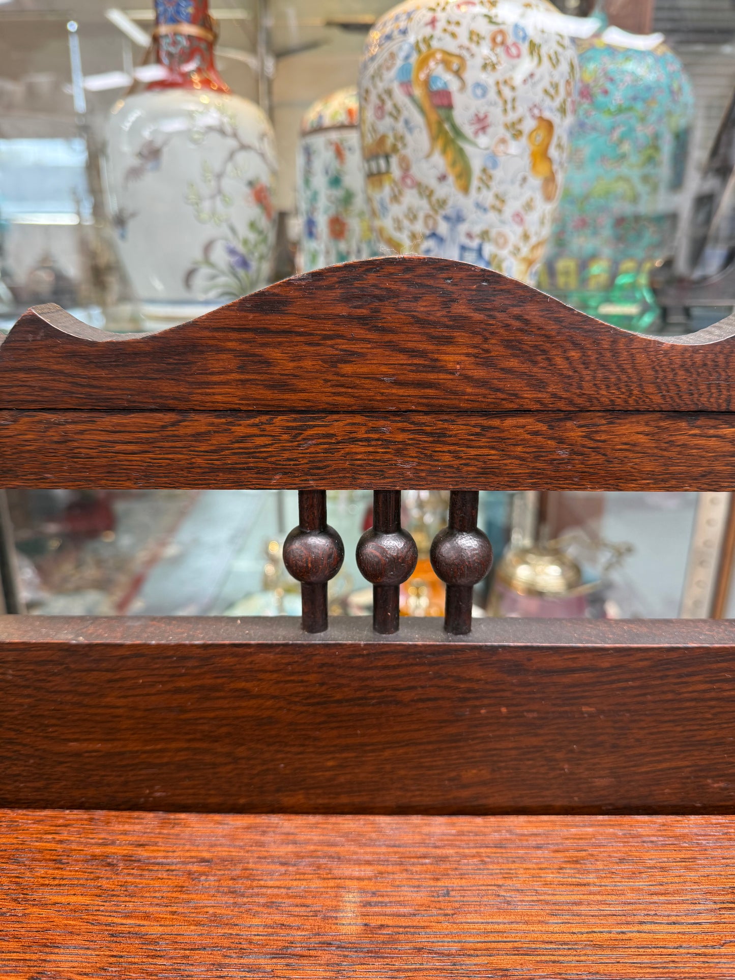 Arts and Crafts Freestanding Oak Open face Bookcase