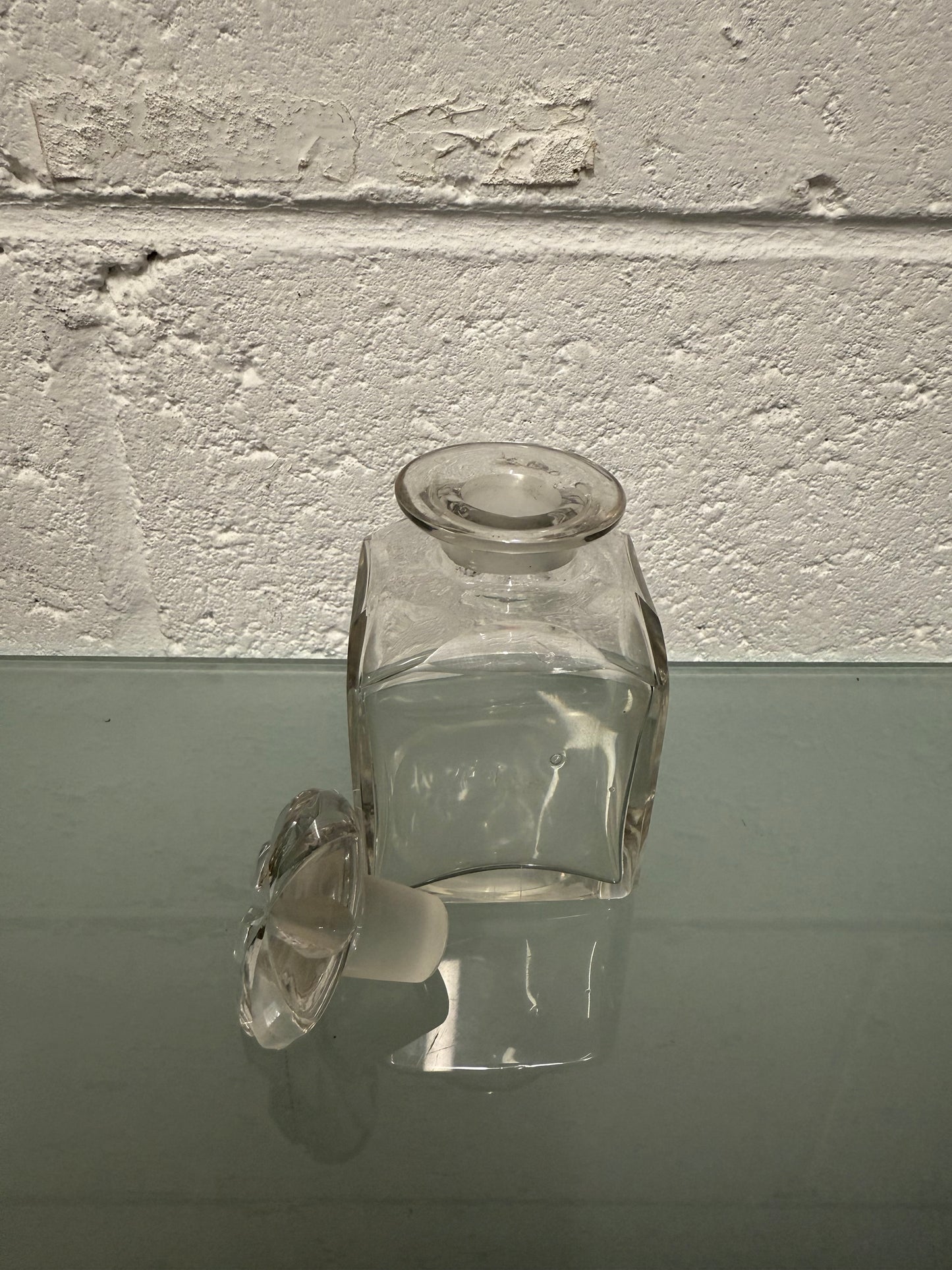 Small Glass Bottle & Glass Stopper For Perfume