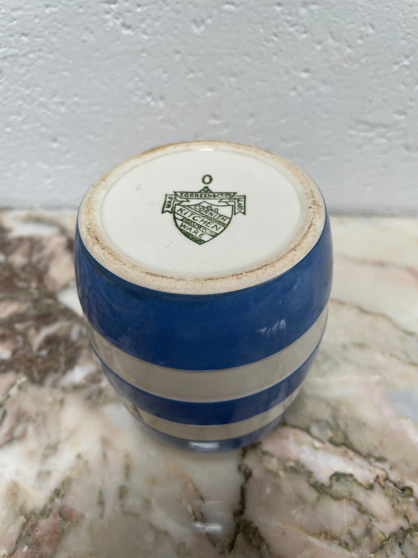 Vintage TG Green Cornishware Flour Shaker