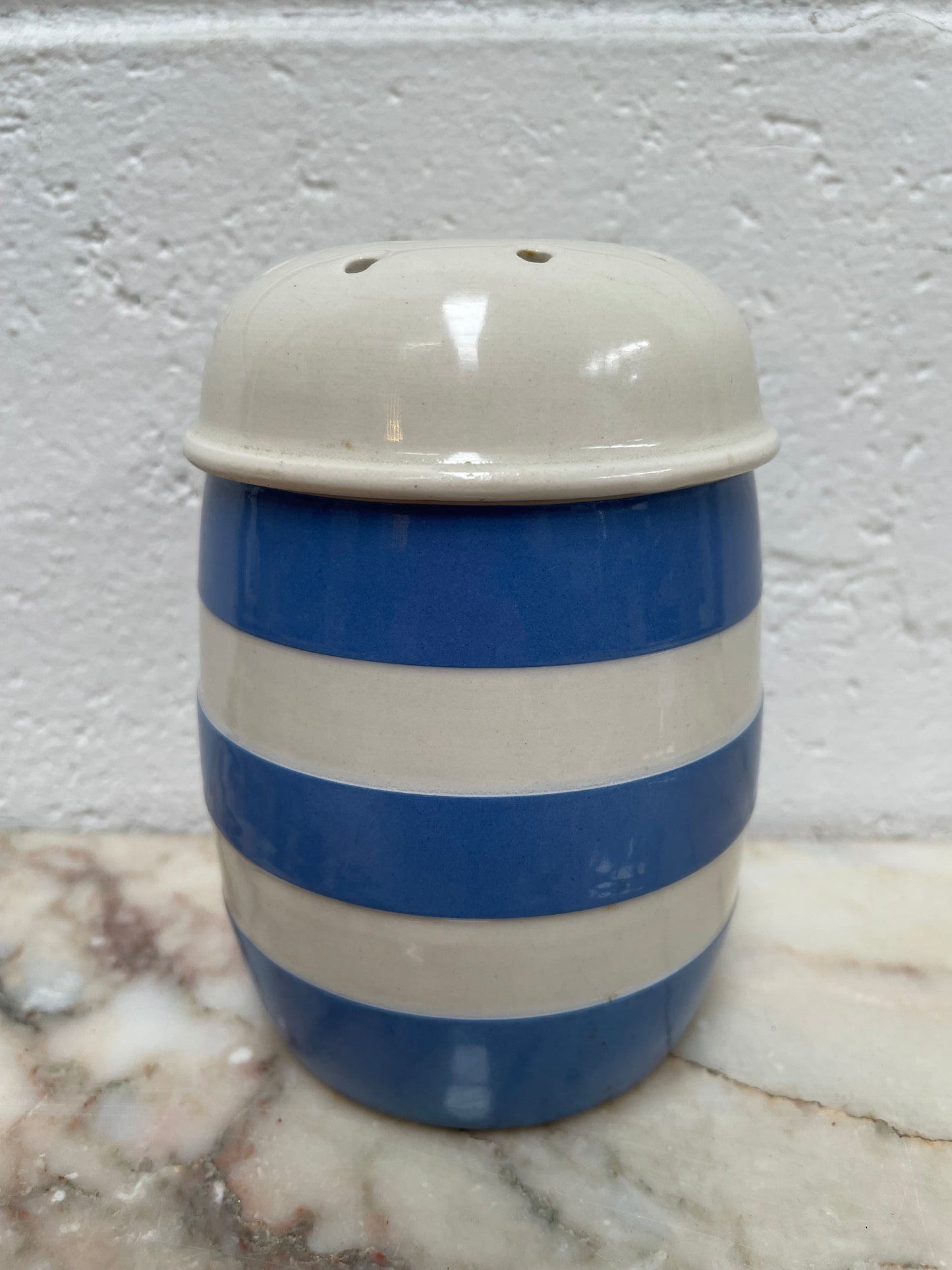 Vintage TG Green Cornishware Flour Shaker