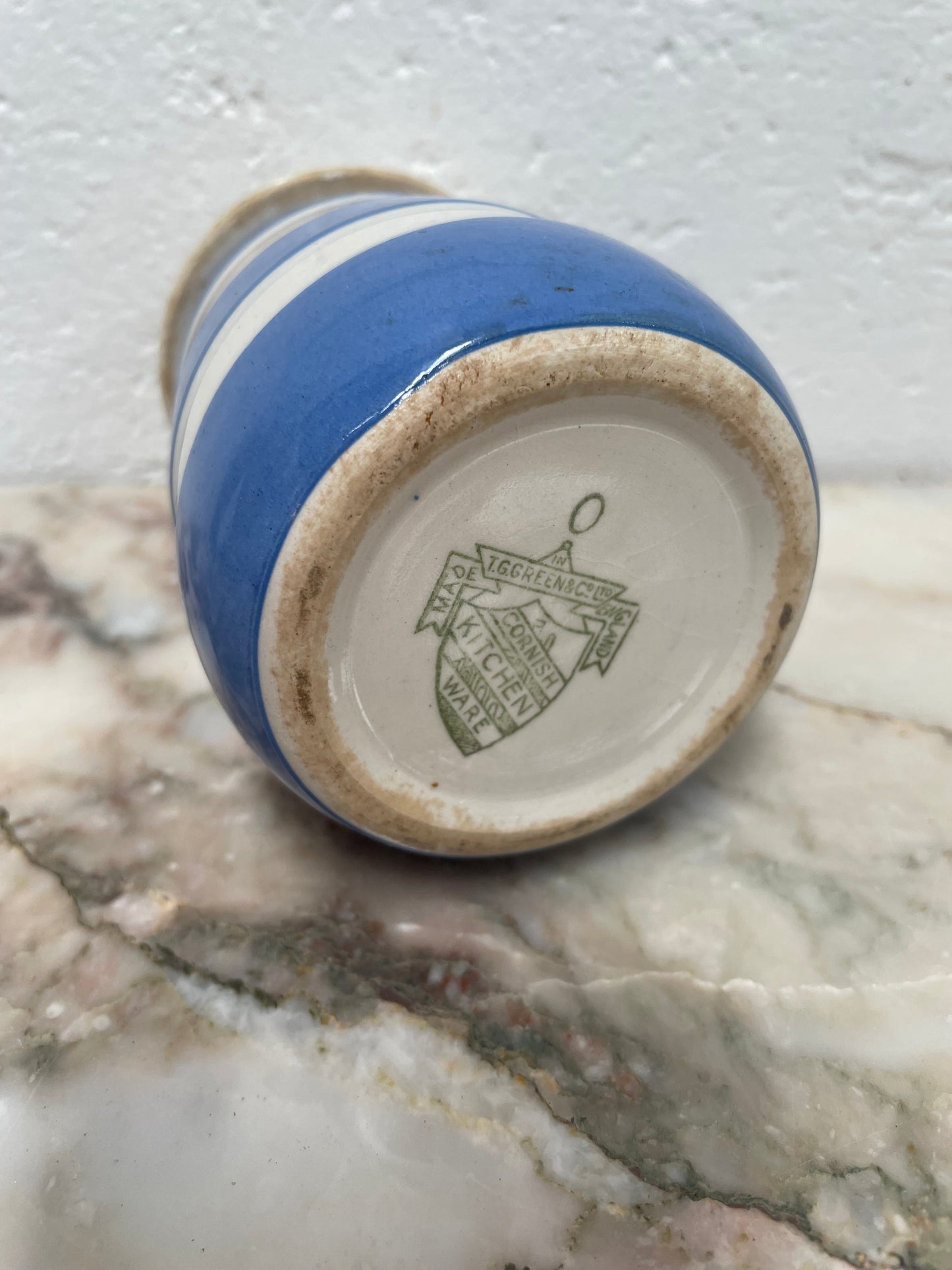 Vintage TG Green Cornishware Salt Shaker