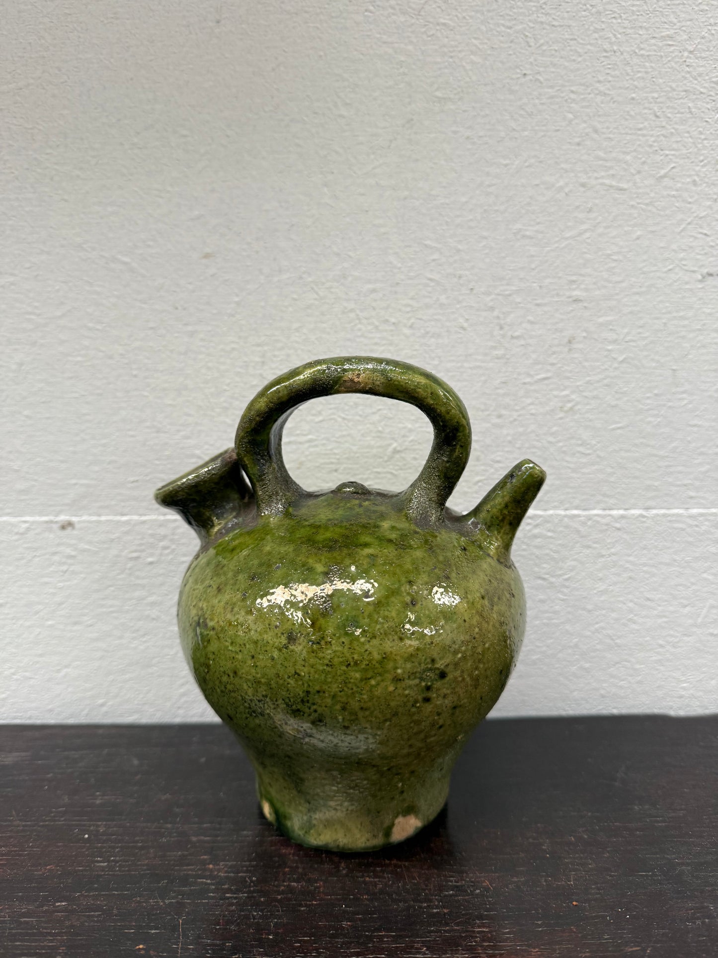 Vintage French/Spanish Crucile Oil Jar C1900
