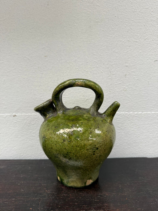 Vintage French/Spanish Crucile Oil Jar C1900