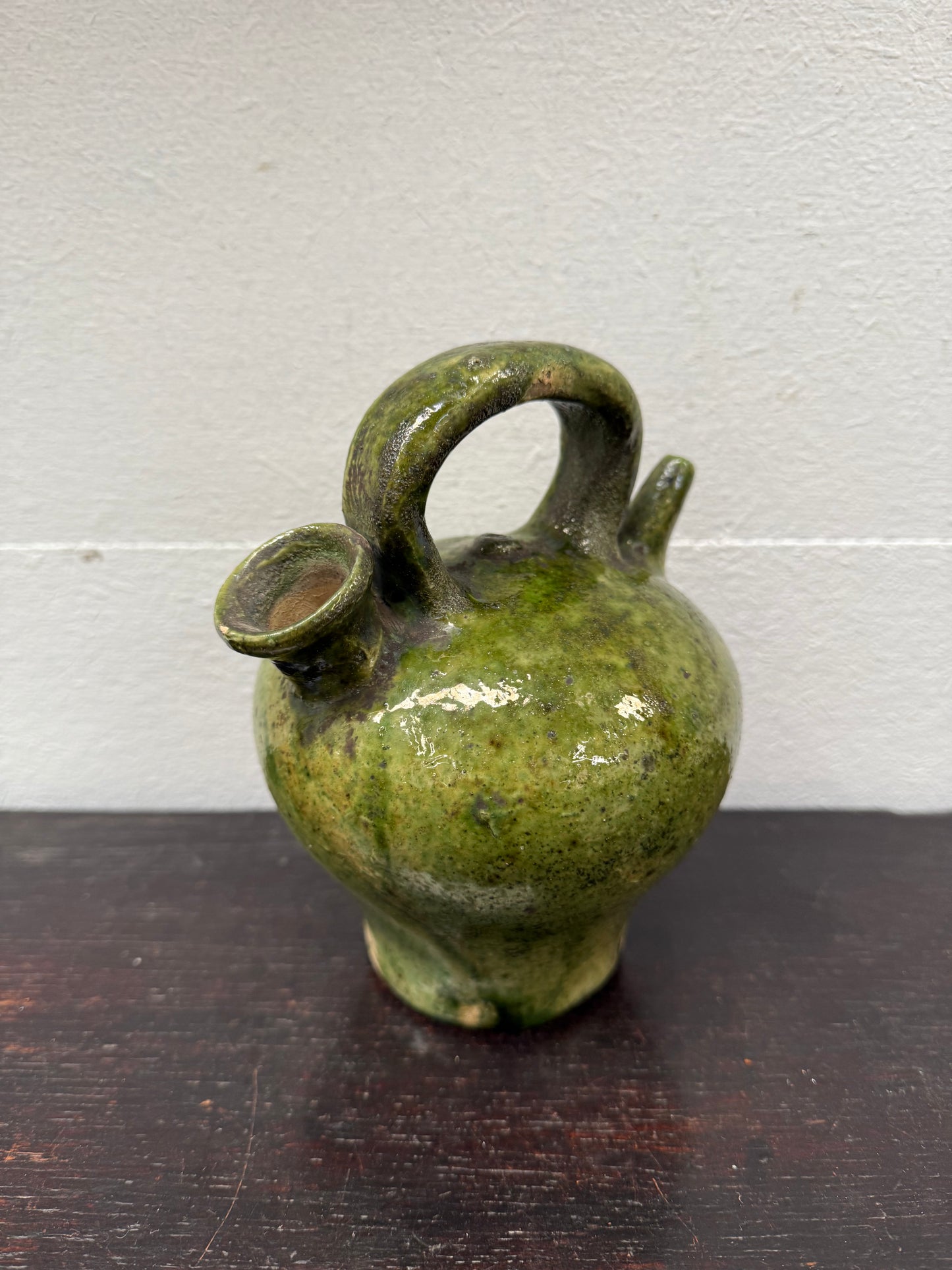 Vintage French/Spanish Crucile Oil Jar C1900