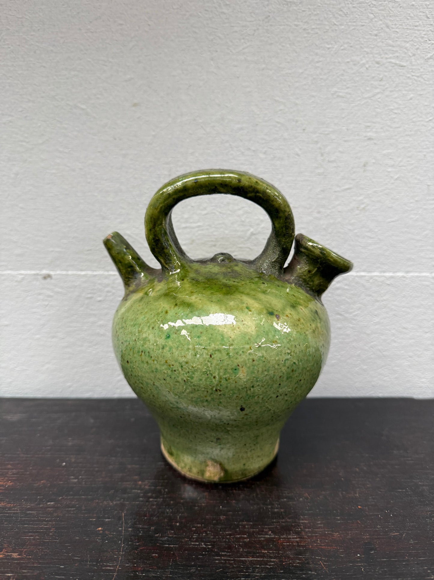 Vintage French/Spanish Crucile Oil Jar C1900