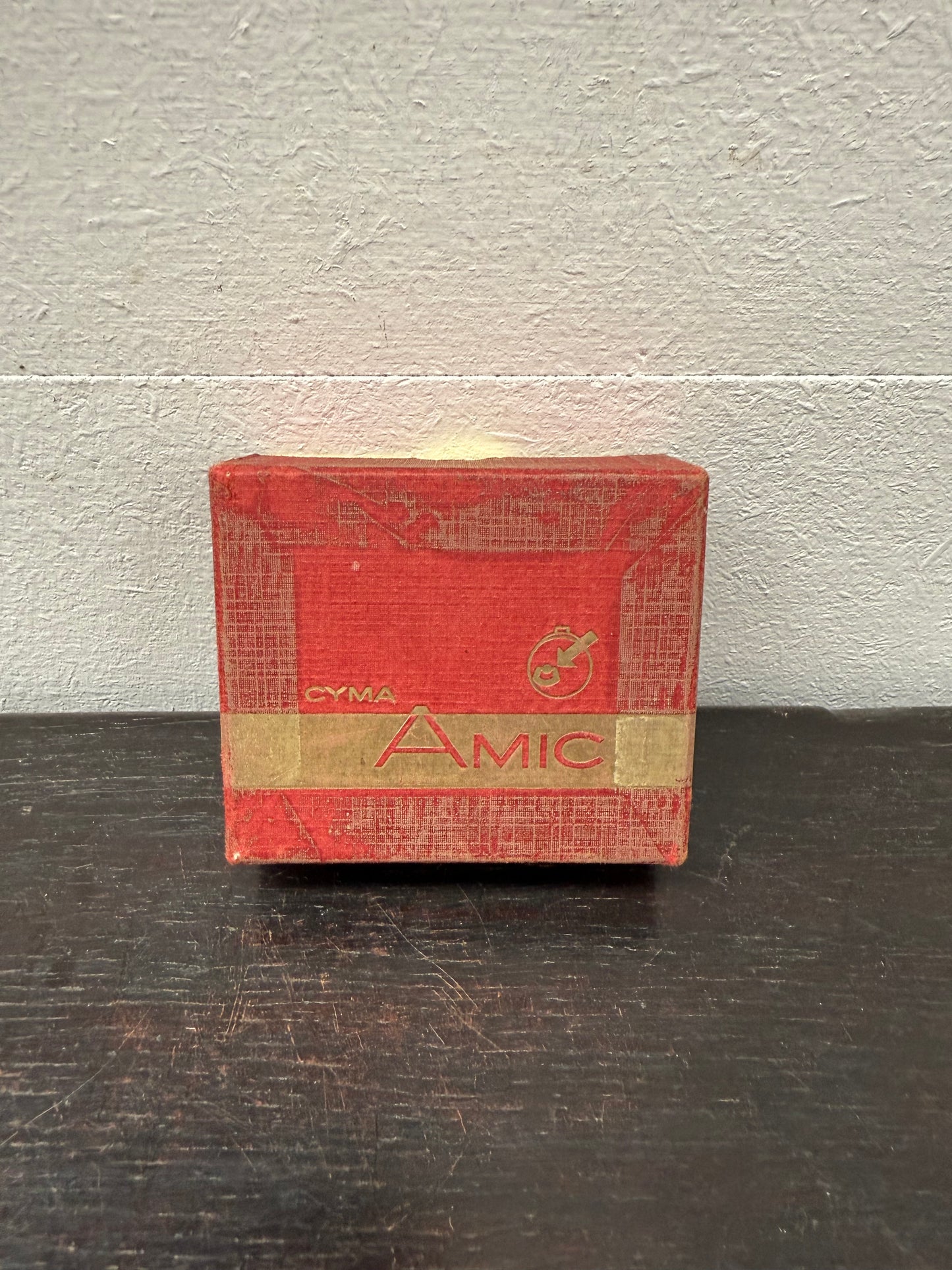Superb Art Deco Cyma Travel Clock Original Carry Case & Box.