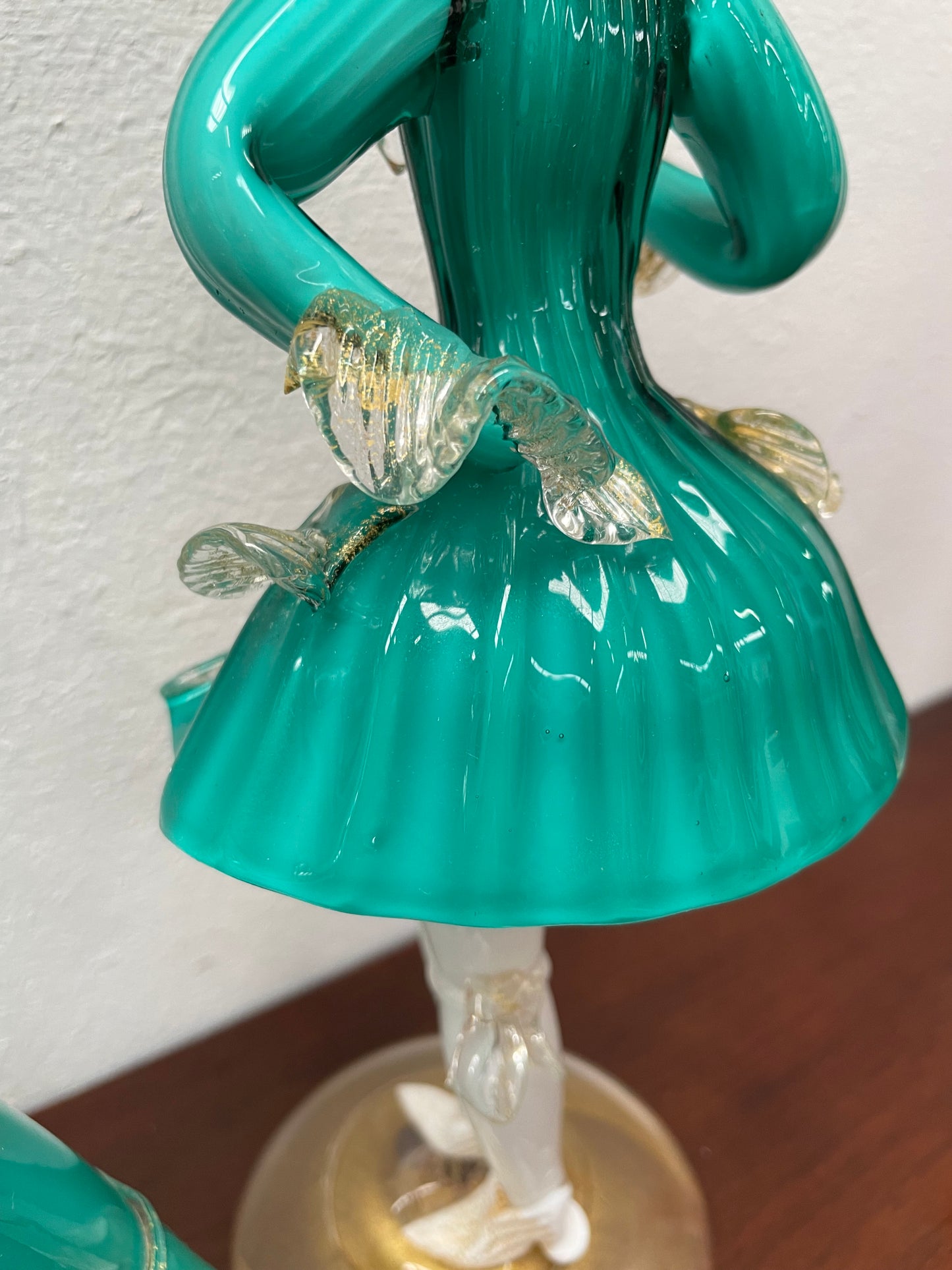 Stunning Pair of Murano Glass Figurines