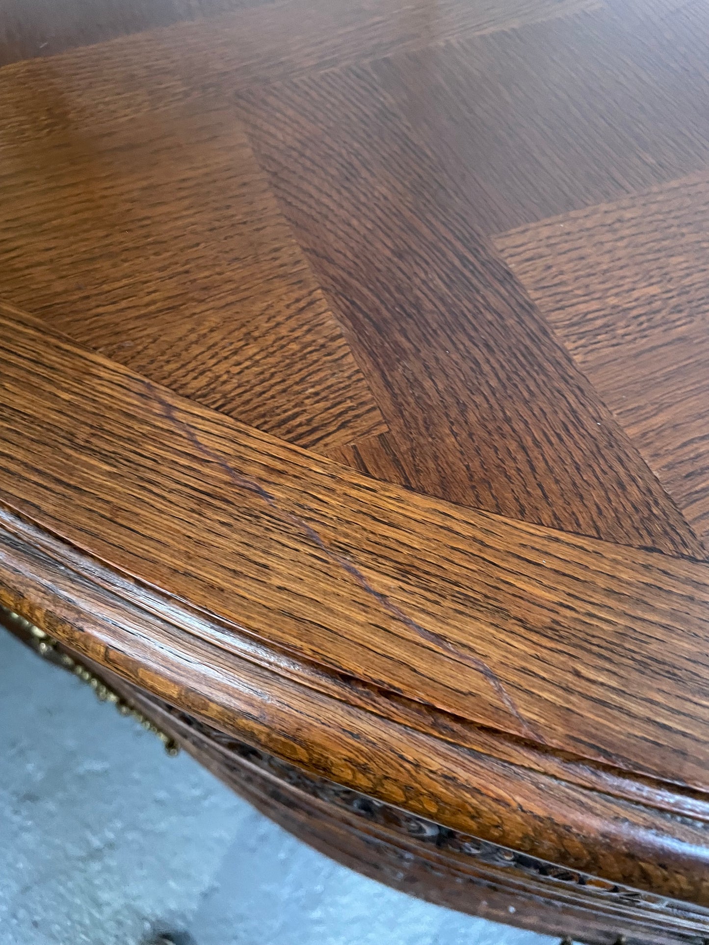 French Oak Louis XV Style Chest of Four Drawers