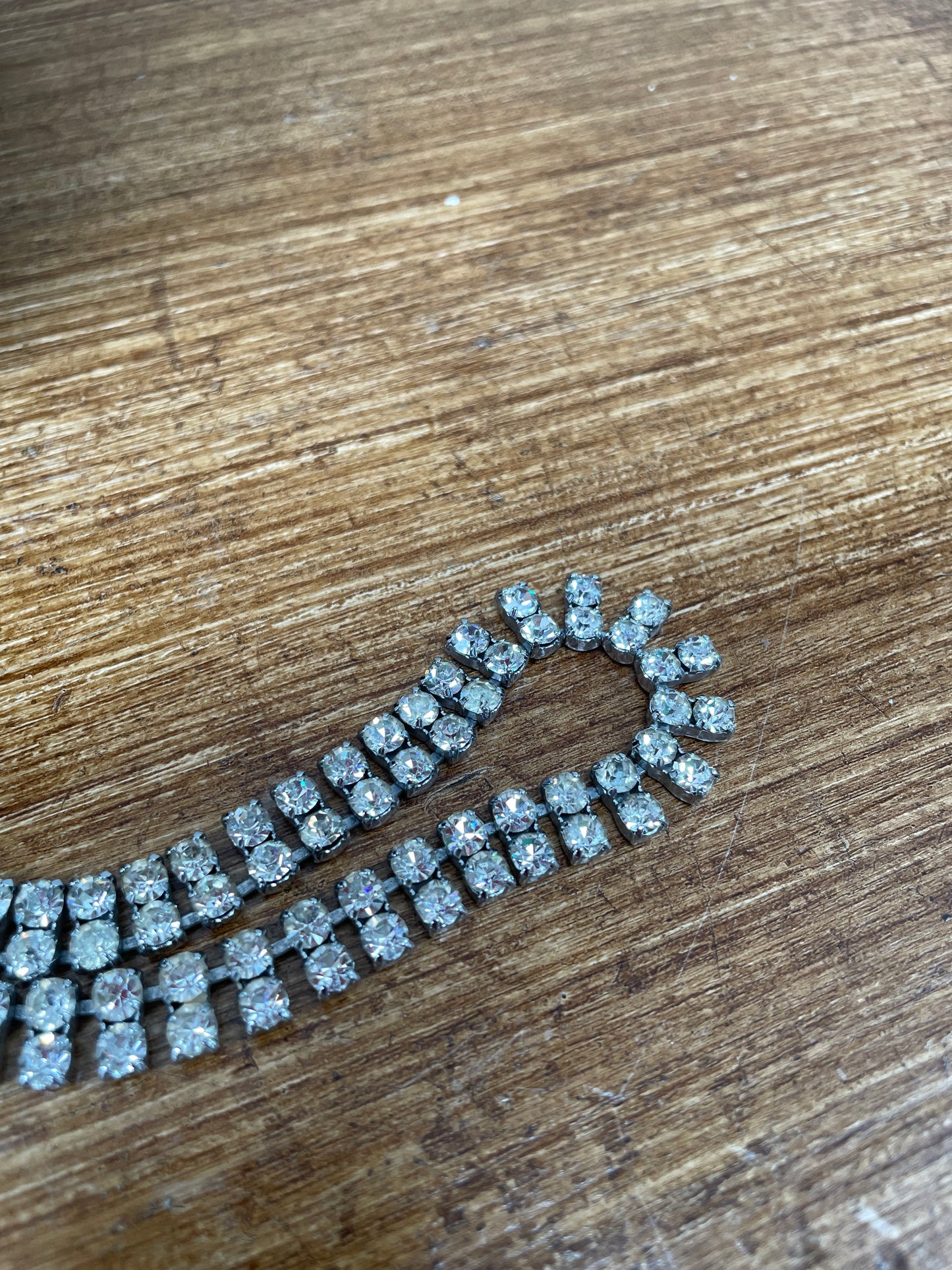 Vintage Rhinestone Choker Necklace