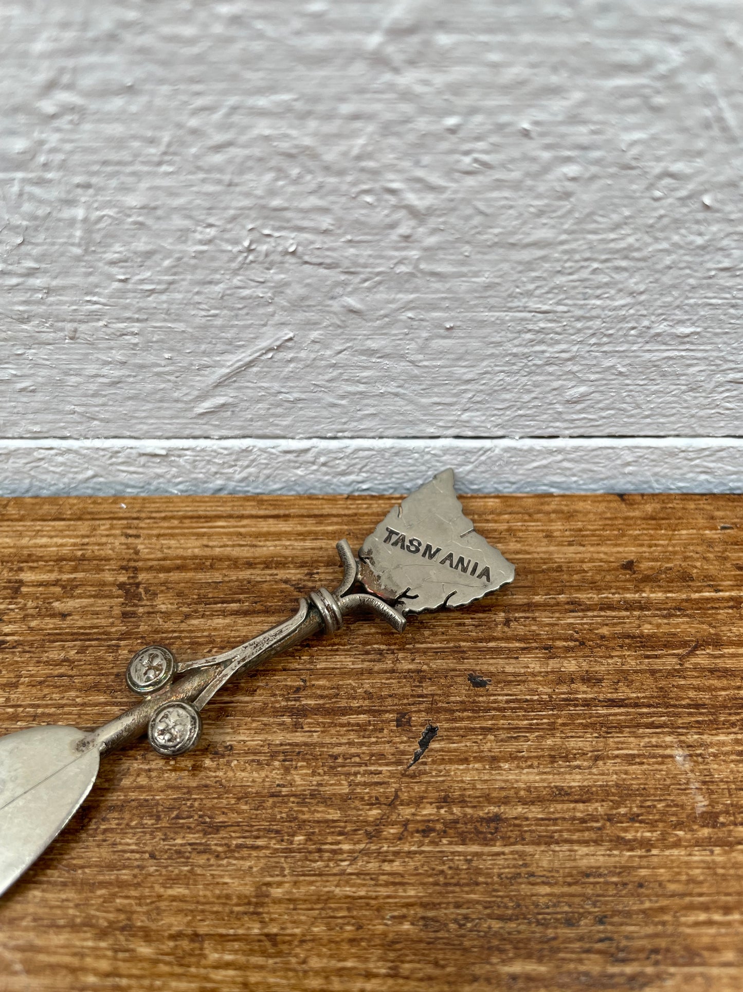 Antique Tasmania Silver Plated Pate Knife