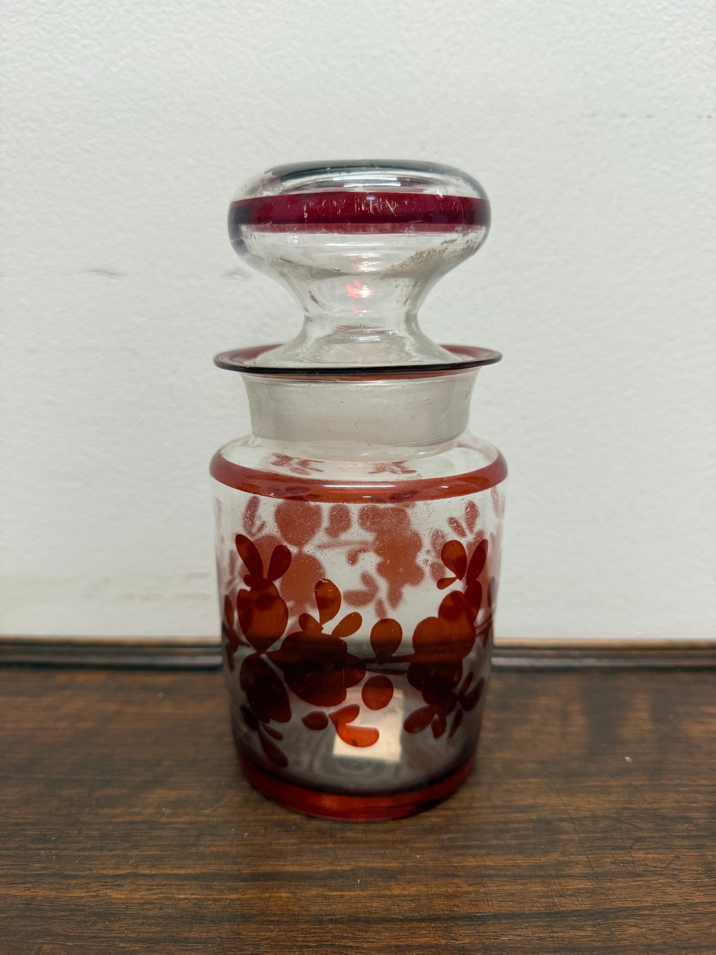 Antique Flash Ruby Pickle Jar