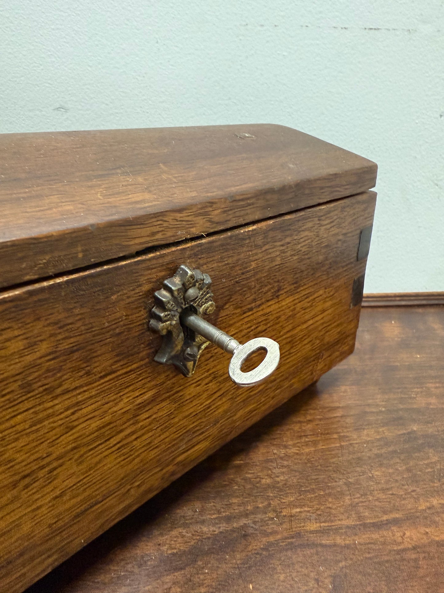 Vintage Arts & Crafts Style Storage Box