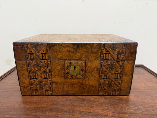 Antique 19th Century Turnbridge Work Box