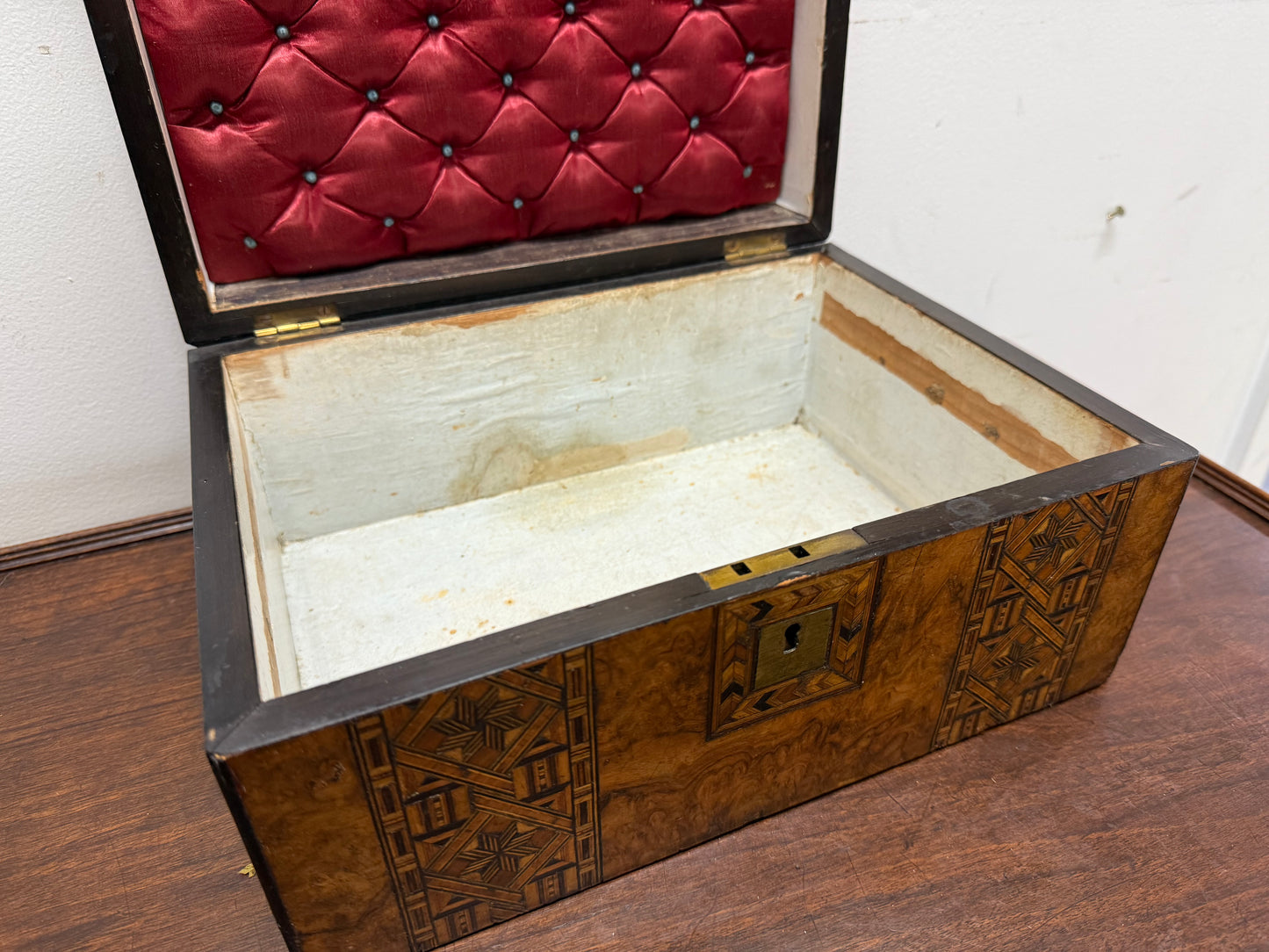 Antique 19th Century Turnbridge Work Box